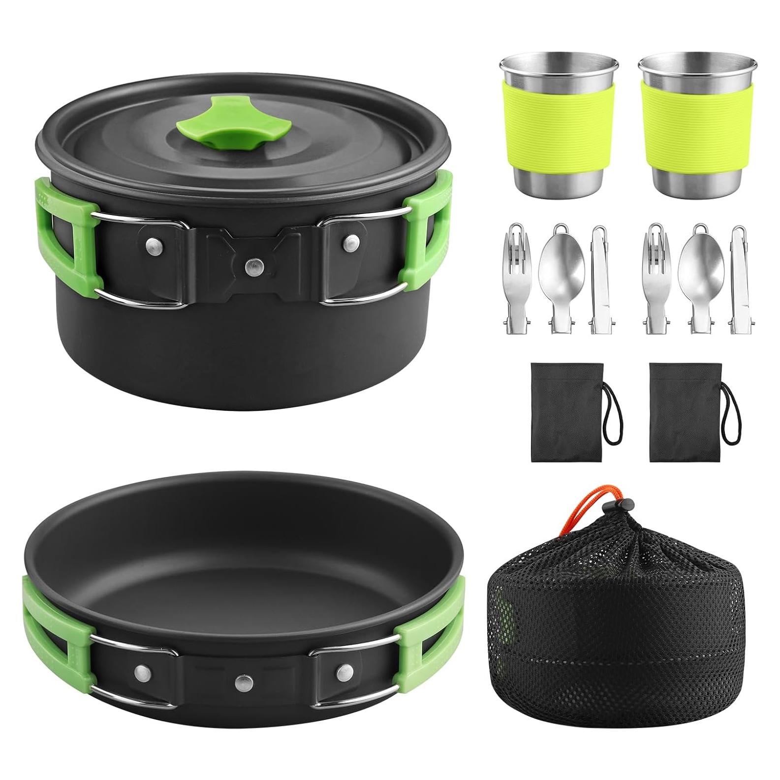 Juego de Utensilios de Cocina para Camping VINTEAM 830g 6 Piezas