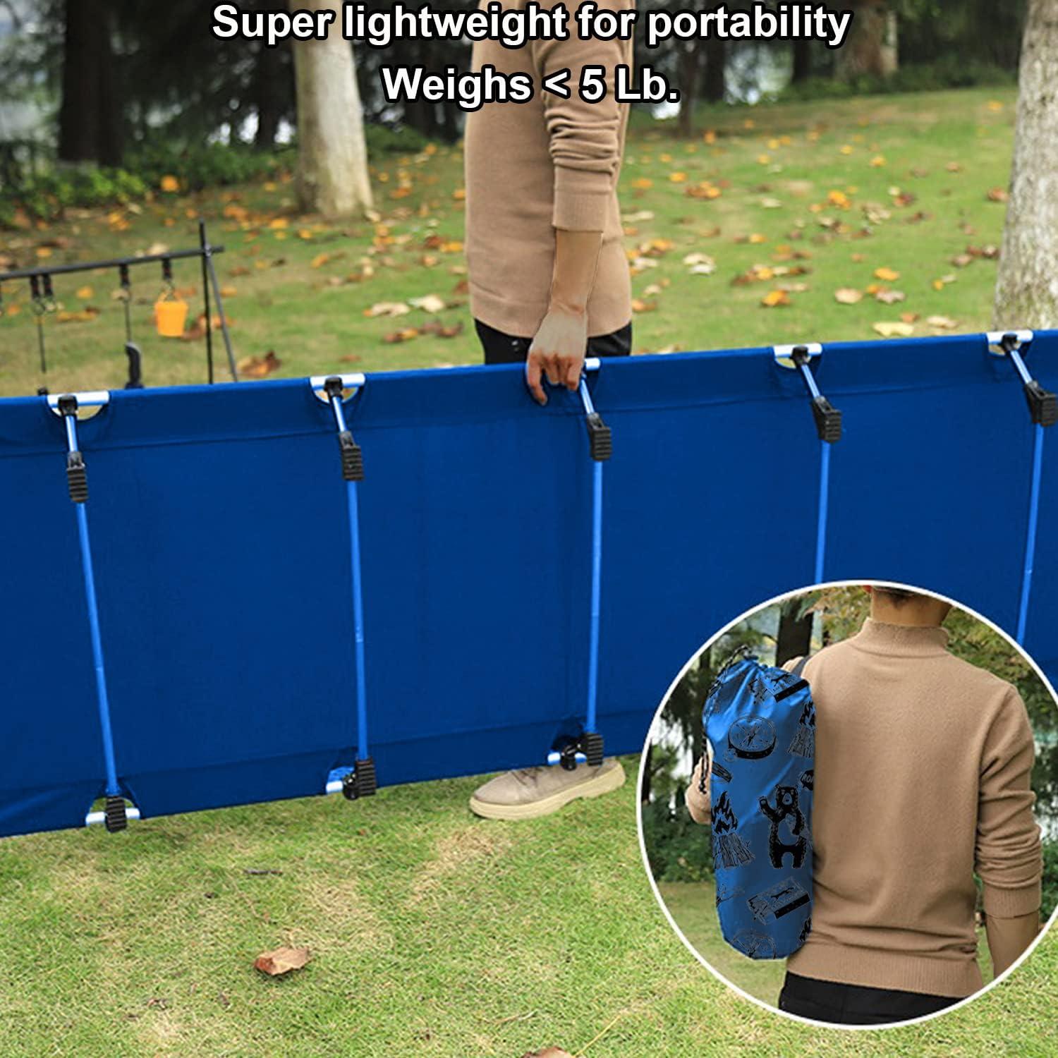 Cama de Camping Plegable KidzAdventure 1.75m Azul para Niños