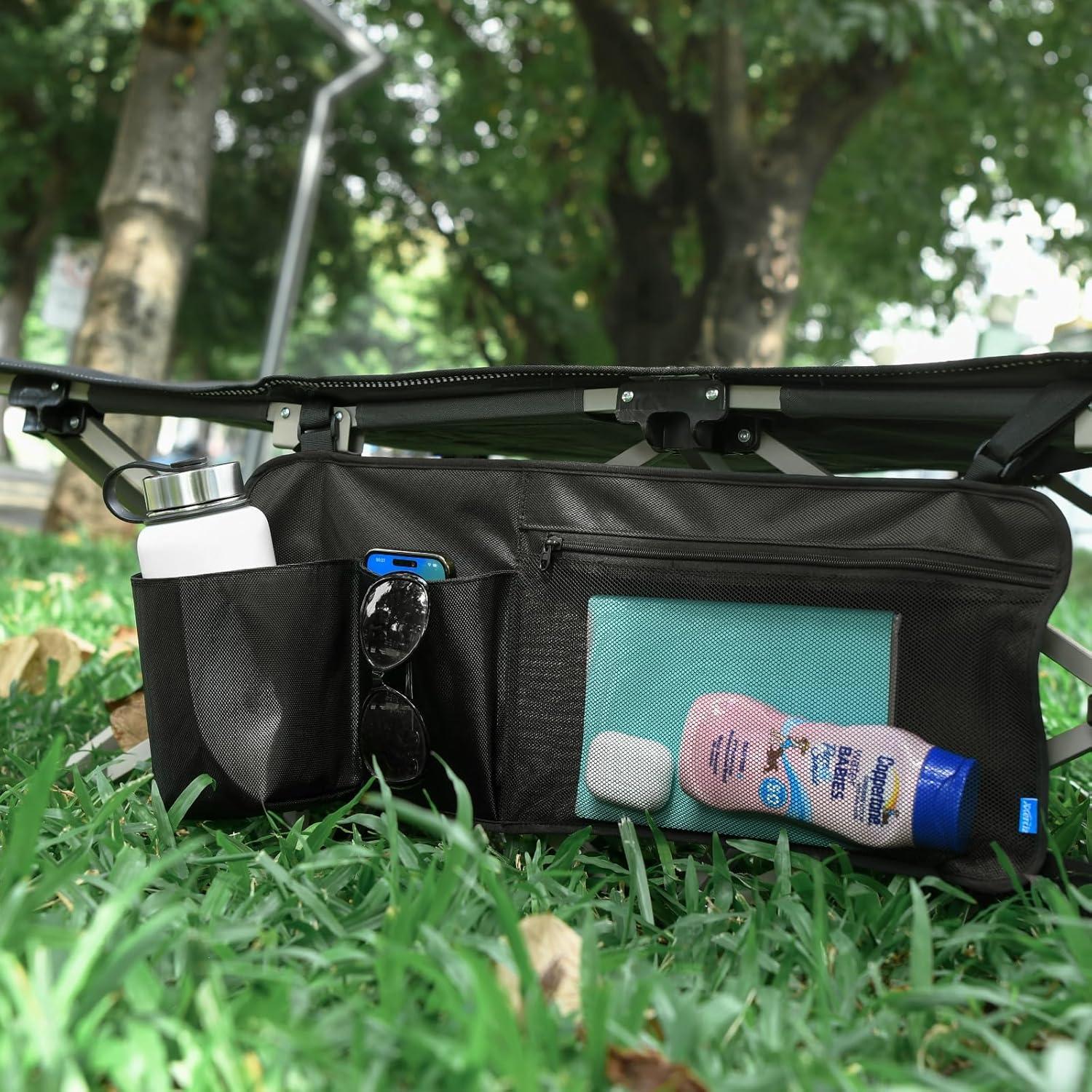 Bolsa Lateral de Almacenamiento Xxerciz para Cama de Camping 62x28cm