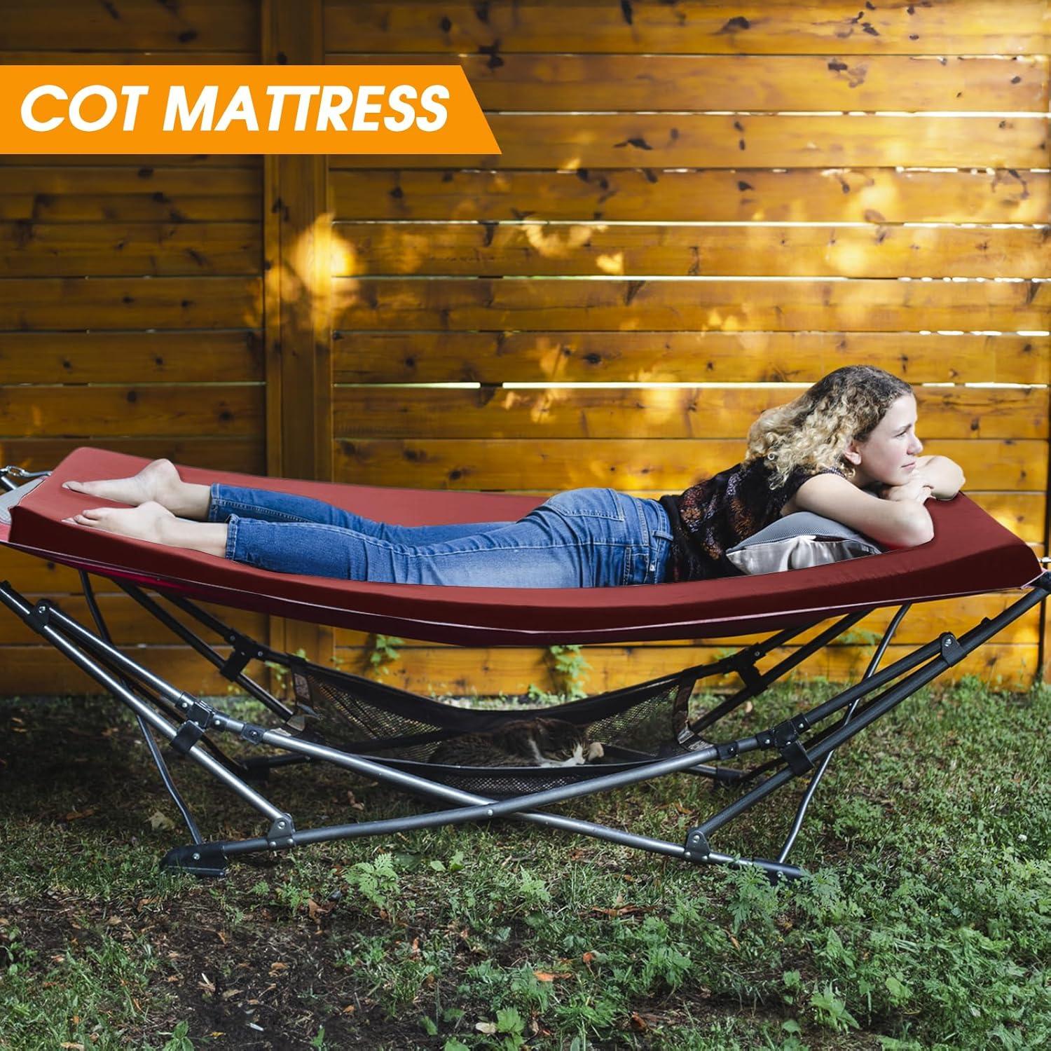 Colchón de Camping CYMULA 190.5x76.2 cm Espuma Viscoelástica