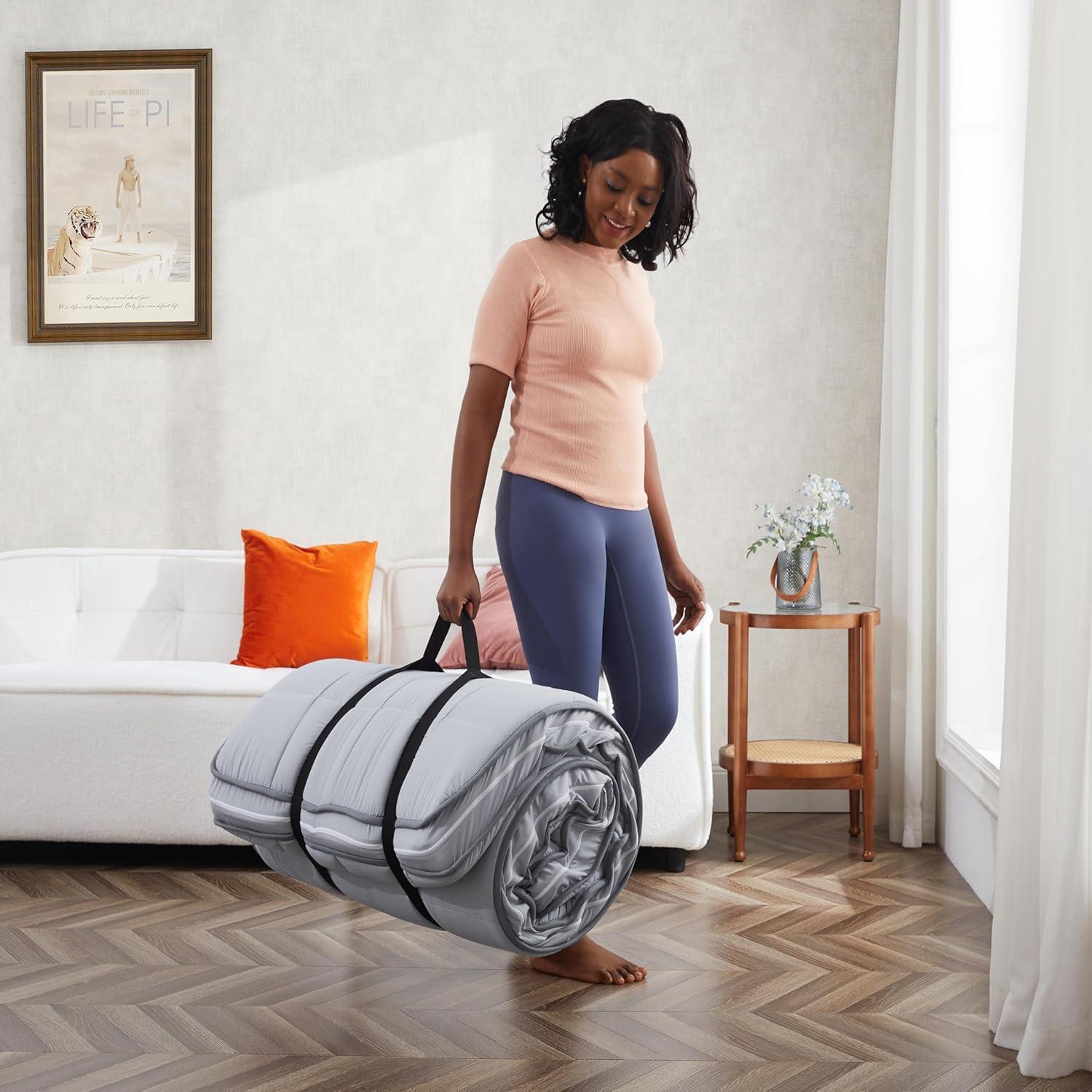 Colchón Individual Estrecho Jamdok 4 cm Espuma Viscoelástica