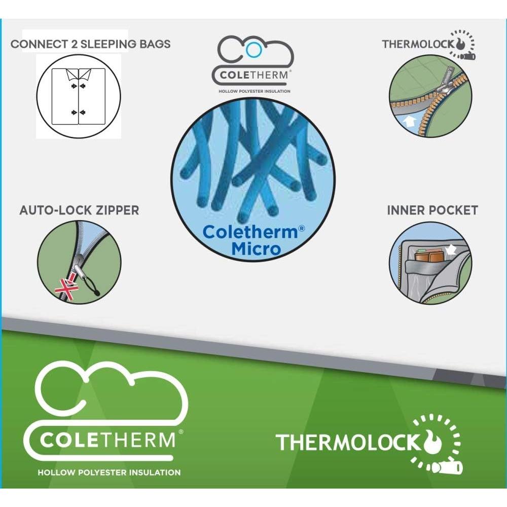 Cama de Camping Coleman ComfortSmart Deluxe con Colchón y Saco