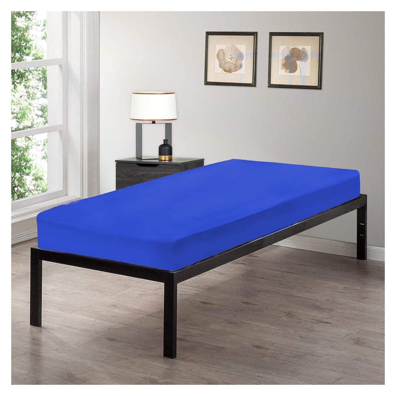 Sábana Ajustada Gilbin 100% Algodón Jersey 75x30 cm Azul