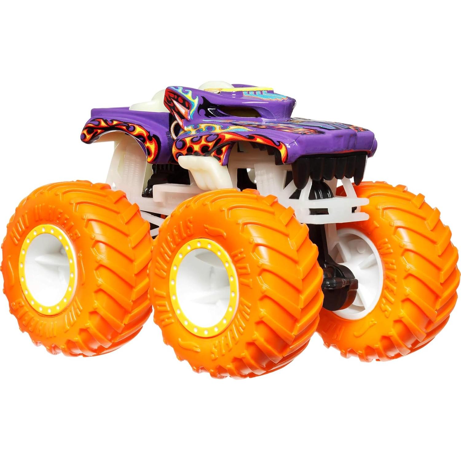 Hot Wheels Monster Trucks Auto Sorpresa 1:64 Brilla en la Oscuridad