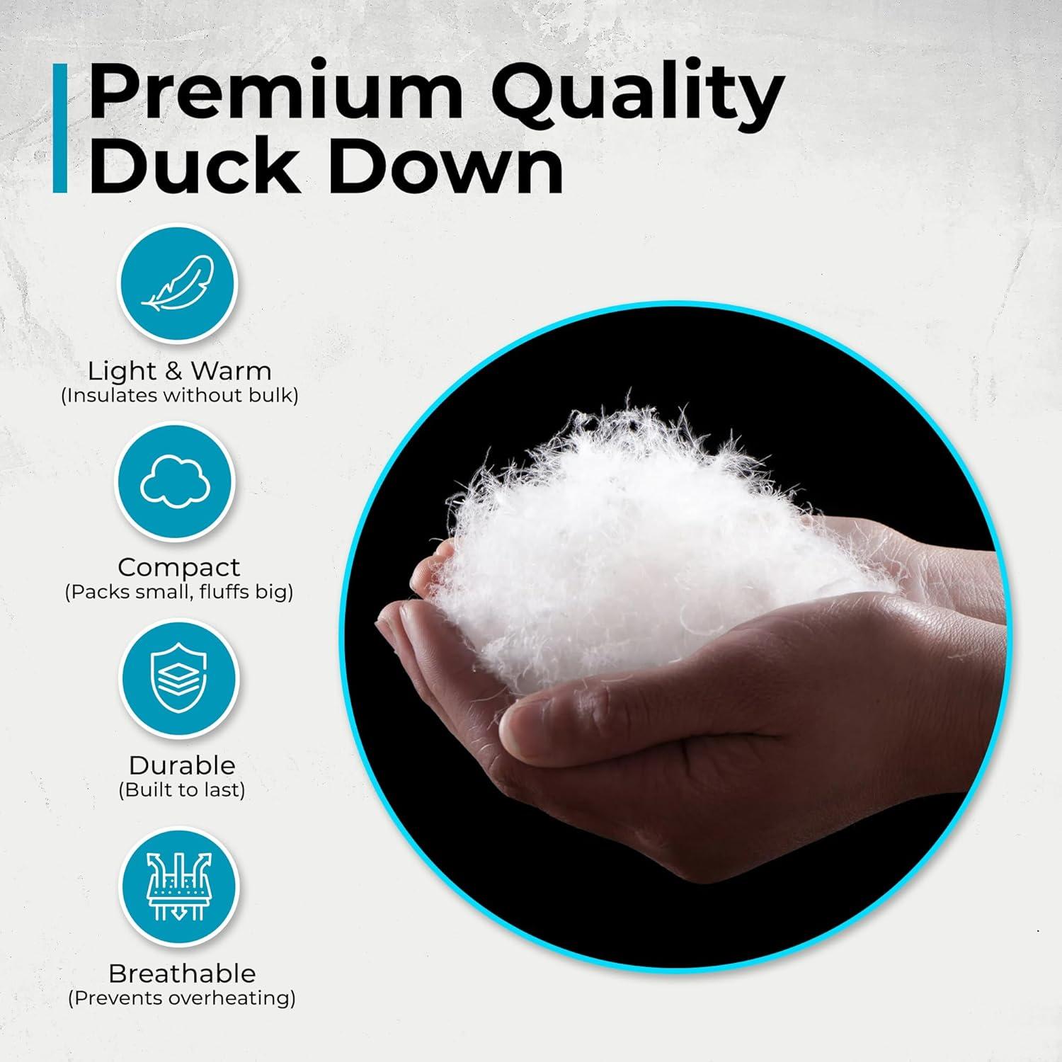 Manta Puffy SnugHug 203x137cm para Camping, Ligera y Compacta