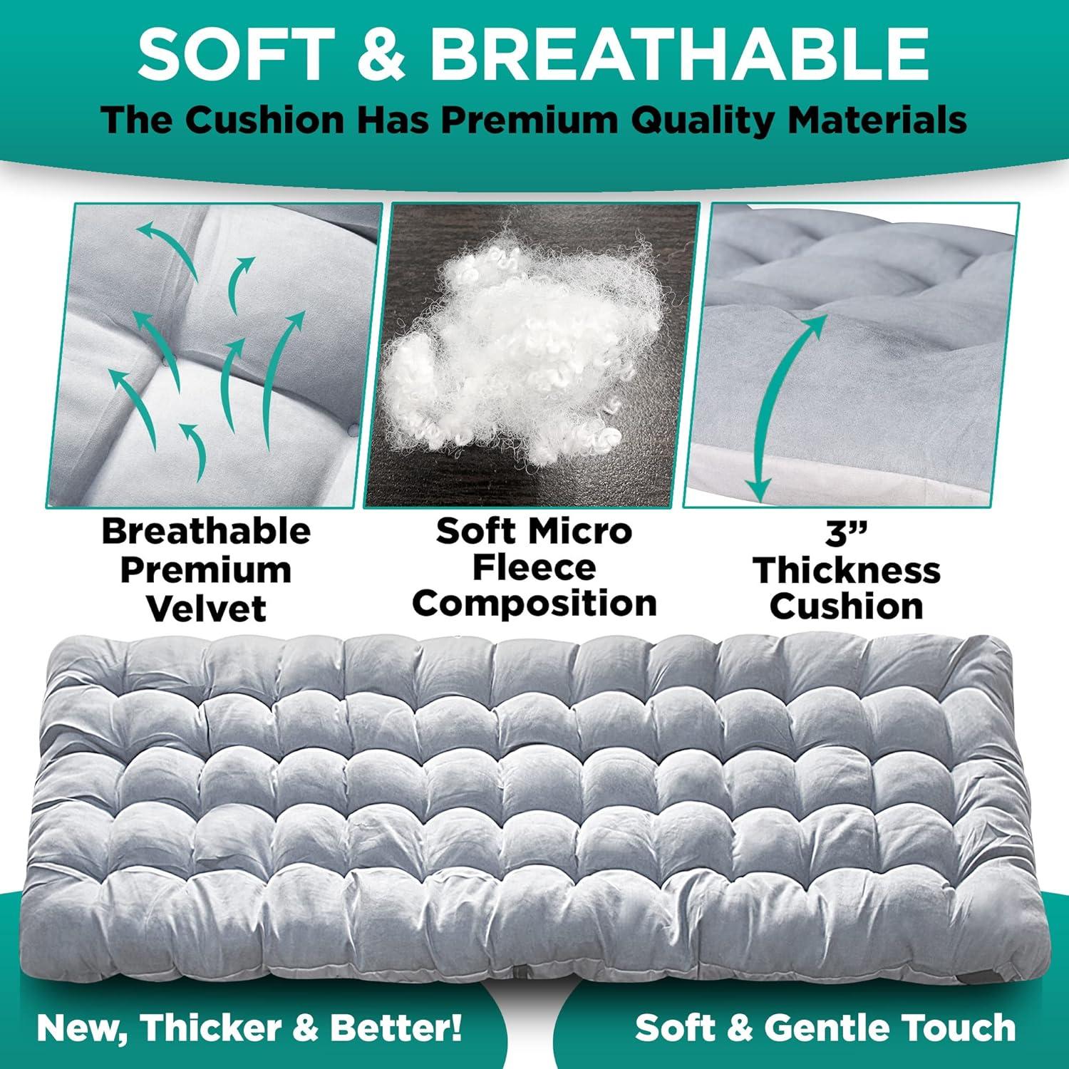 Cuna de Camping Plegable ZONETECH 2-Pack Gris Resistente