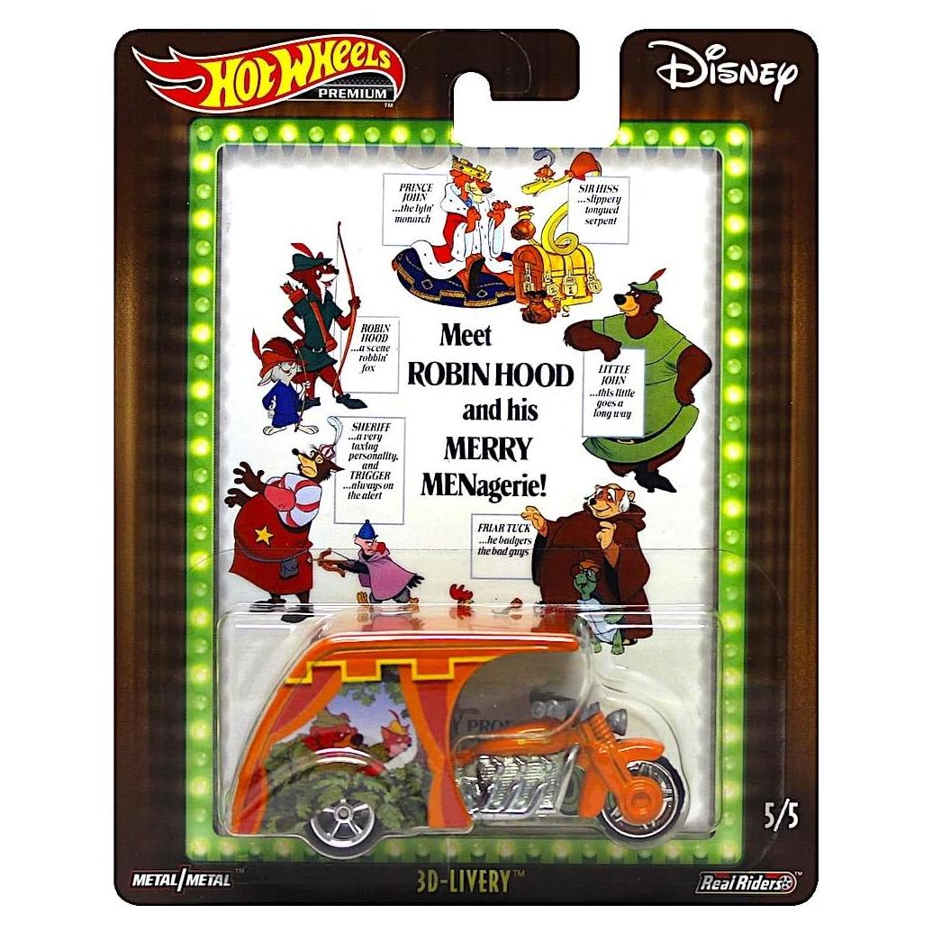Auto de Colección HW Cultura Pop Disney 1:64 Diecast