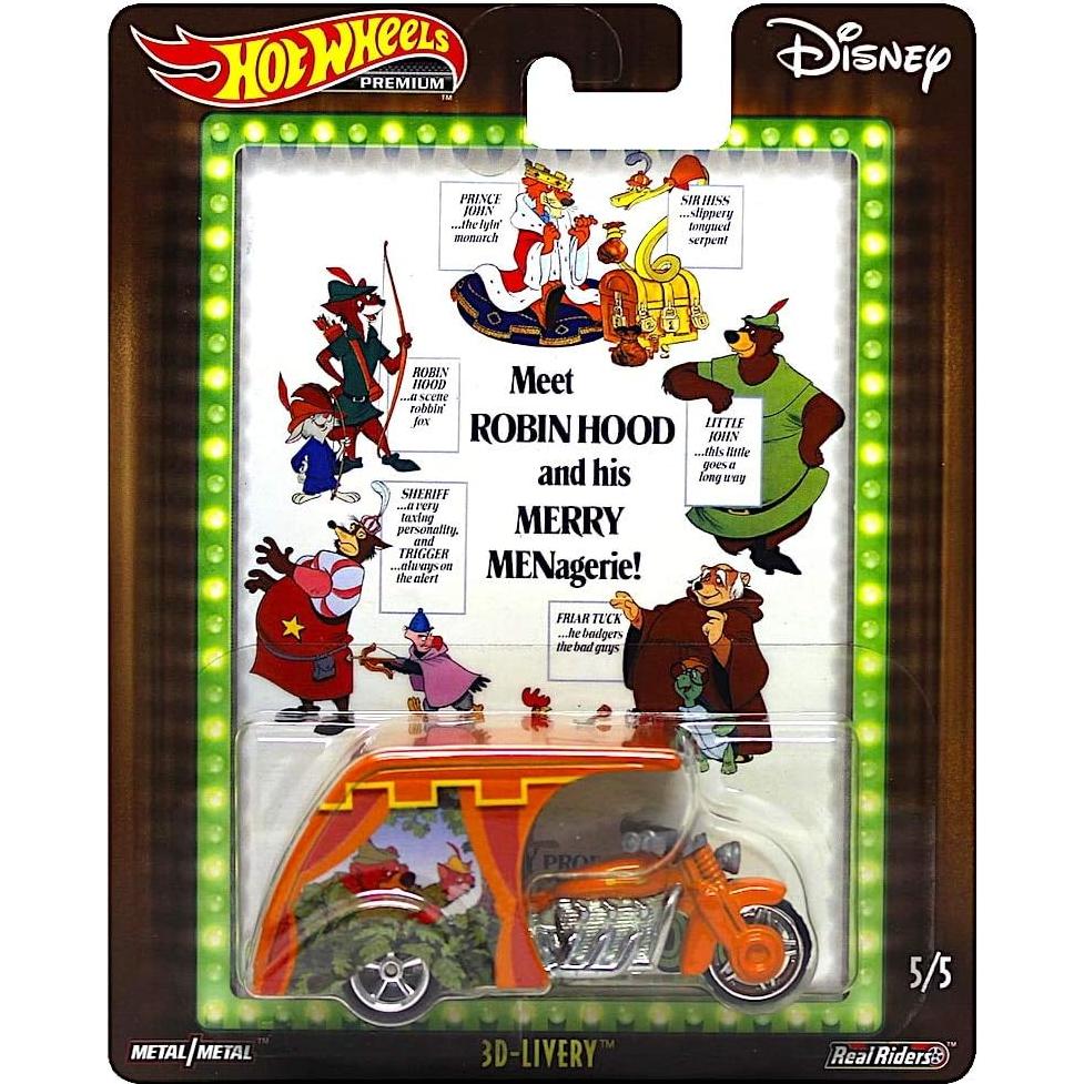 Auto de Colección HW Cultura Pop Disney 1:64 Diecast