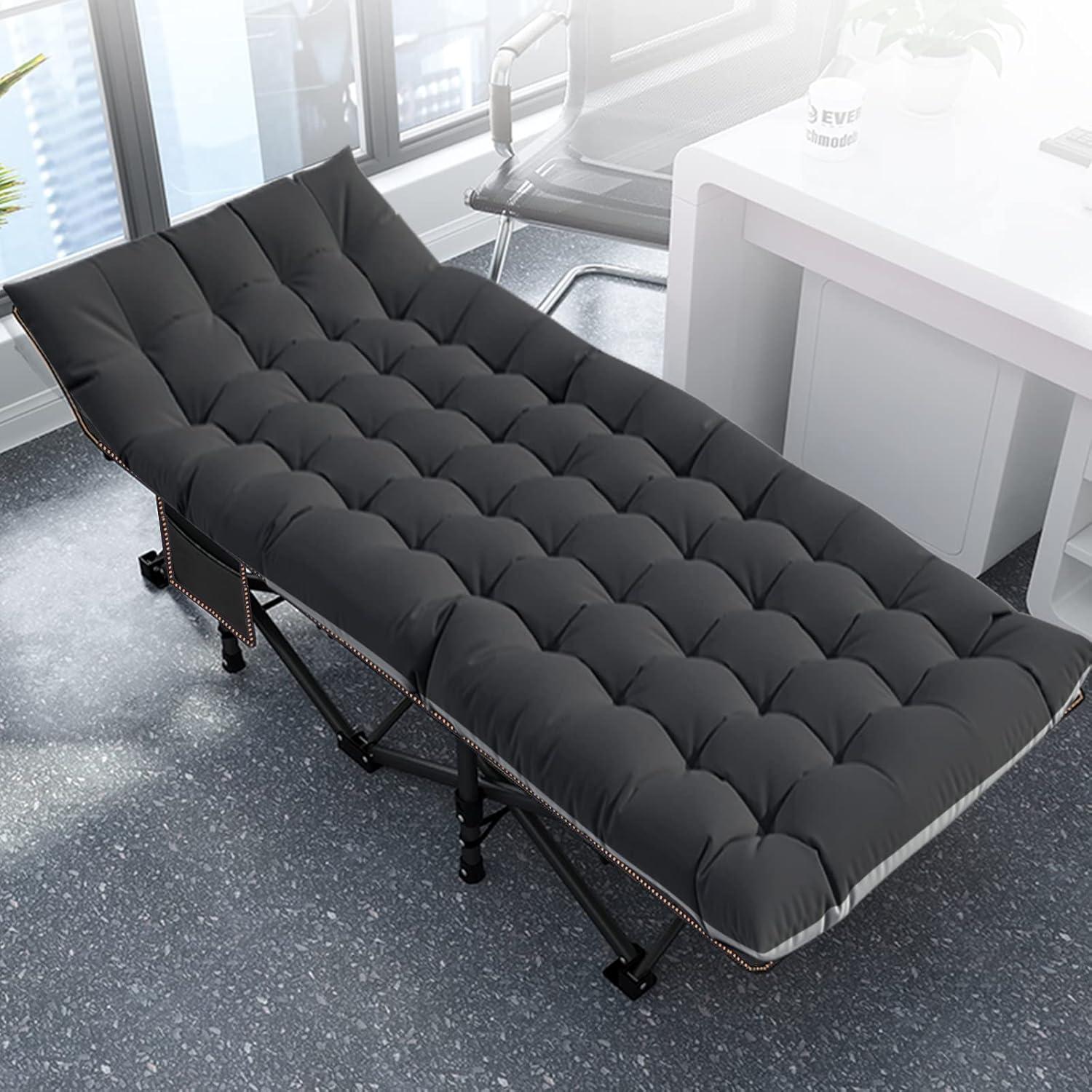 Cama de Camping Plegable Slsy XXL con Colchón para Adultos