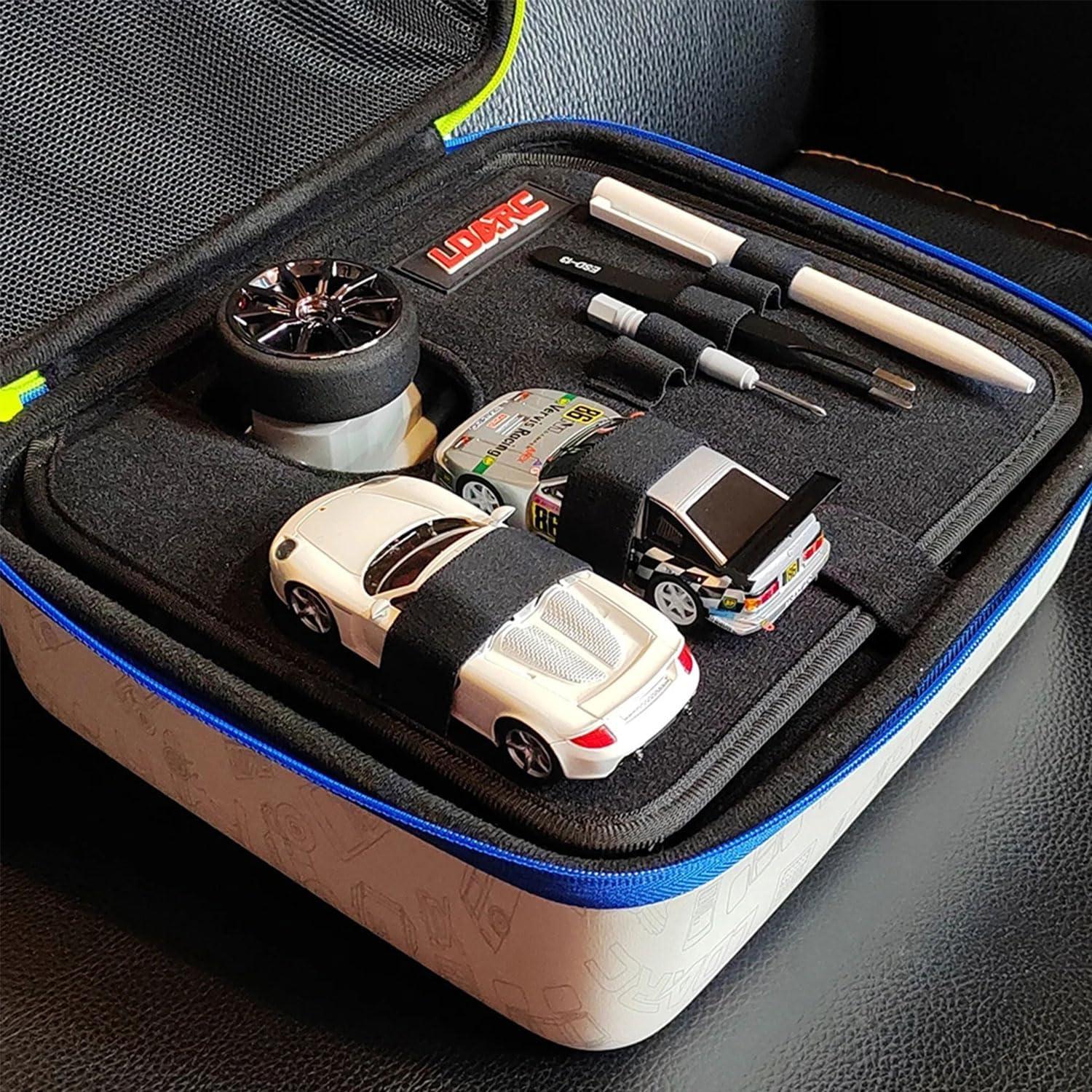 Coche Deportivo RC Mini Escala 1:64 LDARC Amarillo