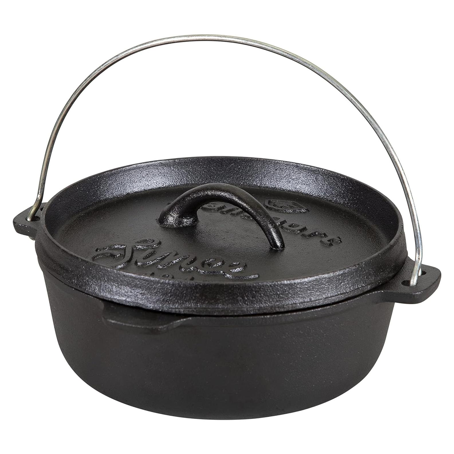 Horno de Hierro Fundido Pre-Sazonado Stansport 2 Litros