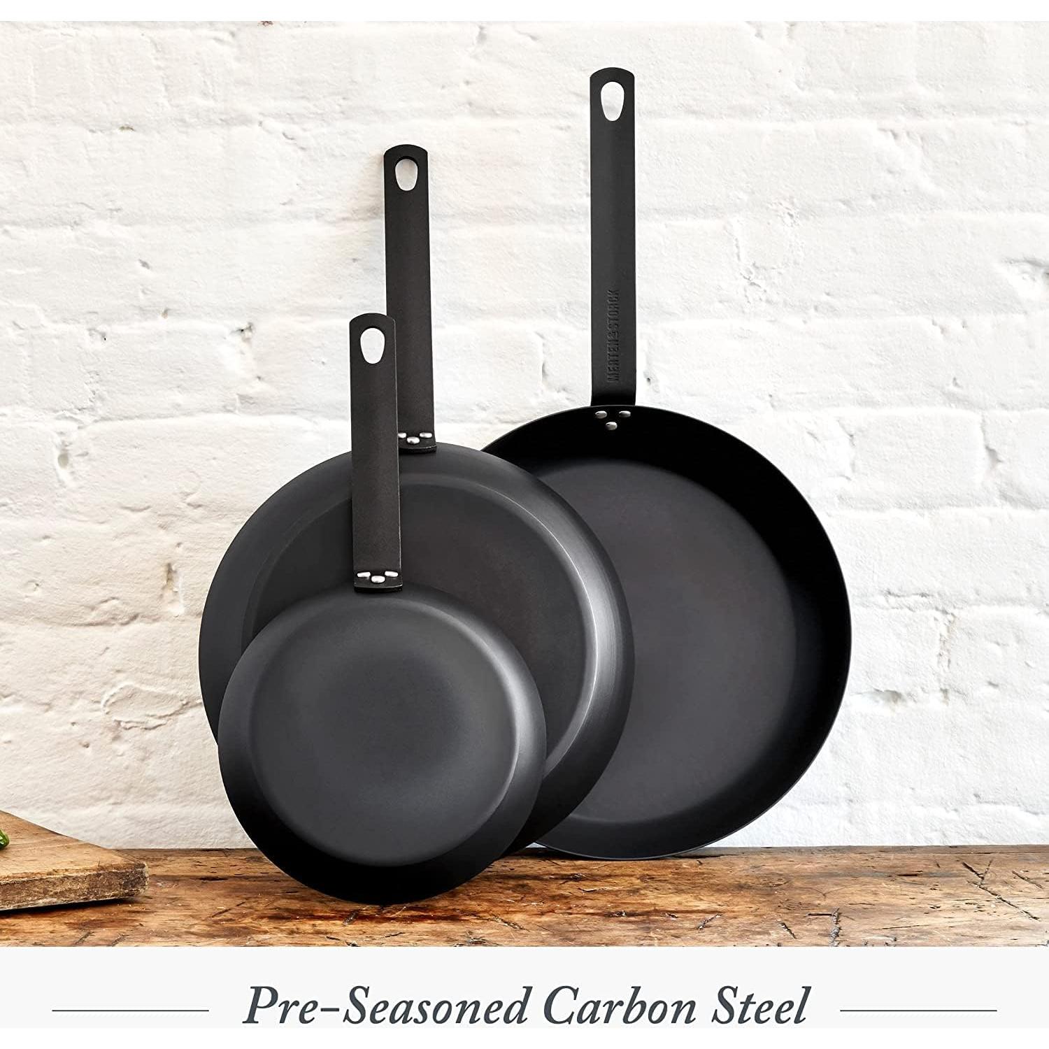 Sartén de Acero al Carbono Merten & Storck 20 cm Pre-sazonada