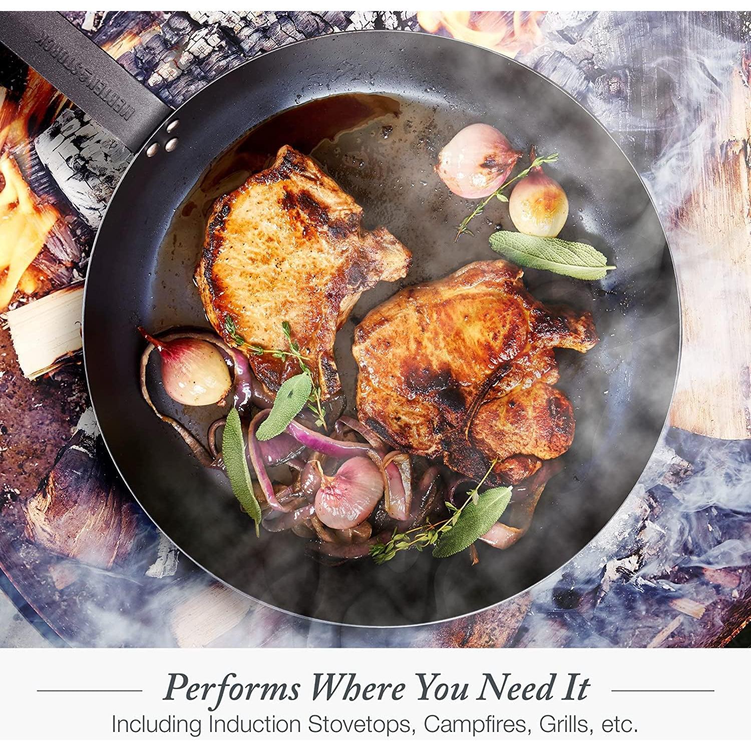 Sartén de Acero al Carbono Merten & Storck 20 cm Pre-sazonada