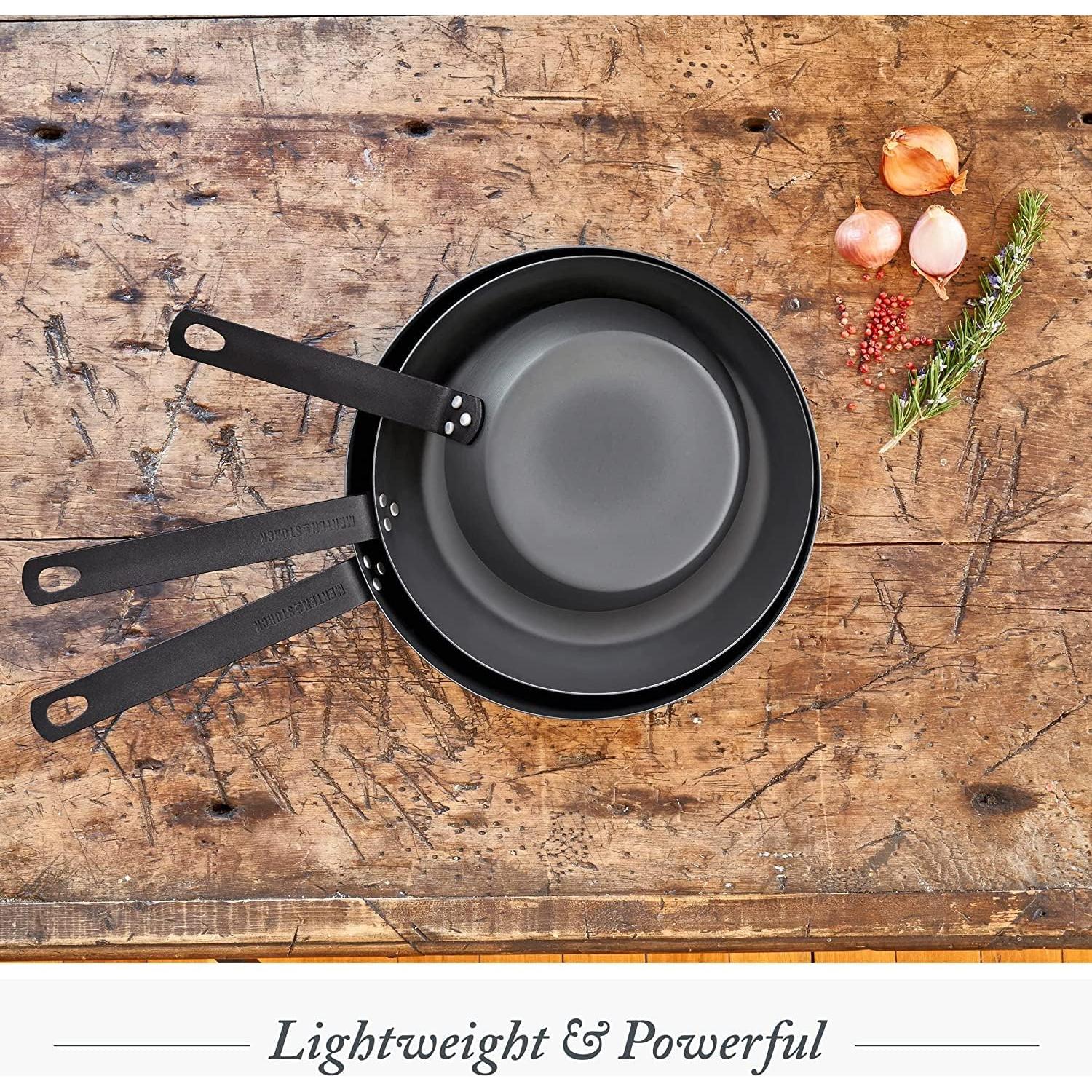 Sartén de Acero al Carbono Merten & Storck 20 cm Pre-sazonada