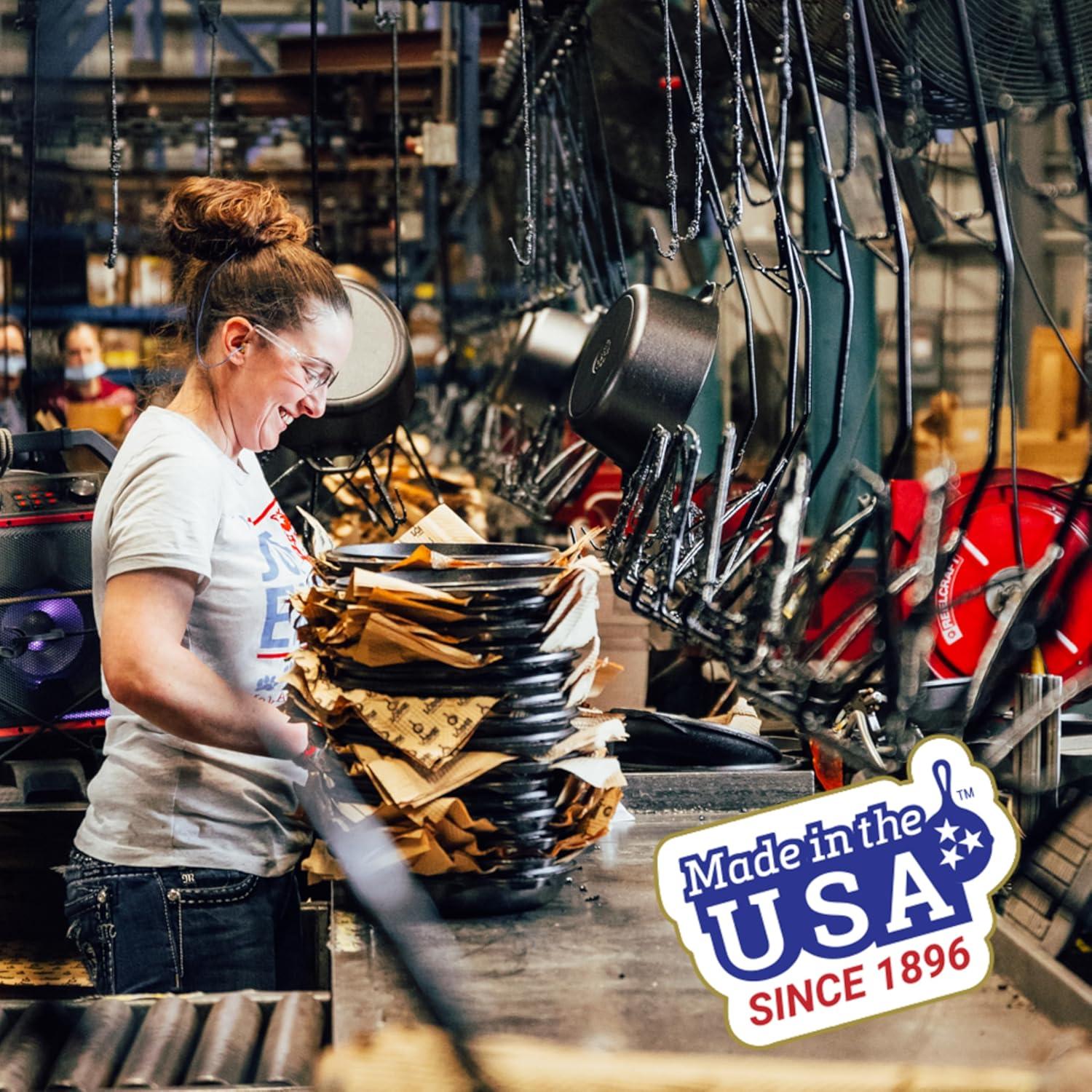 Plancha Cuadrada de Hierro Fundido Lodge 43.8x27.9cm