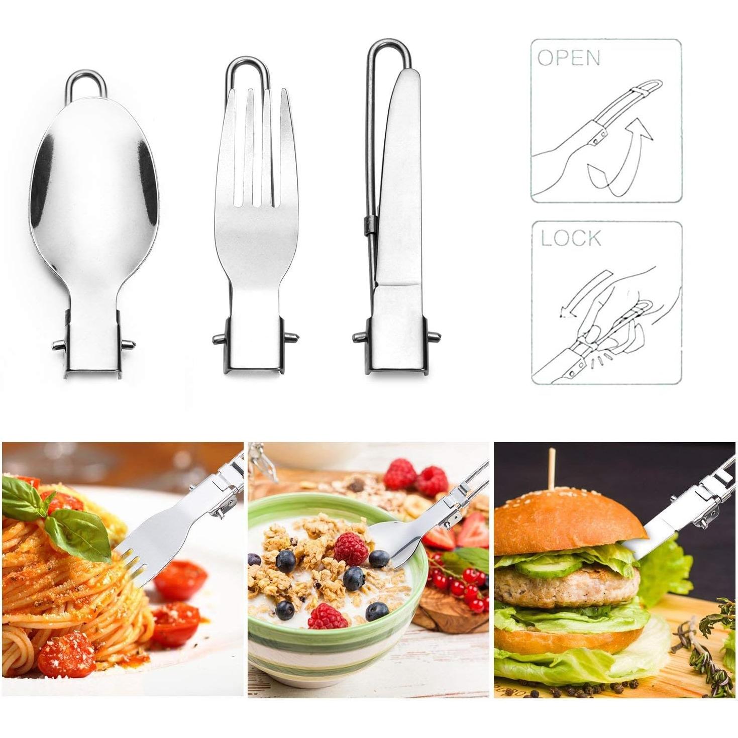 Kit de Cocina Camping Genérico 16 Piezas Aluminio y Acero