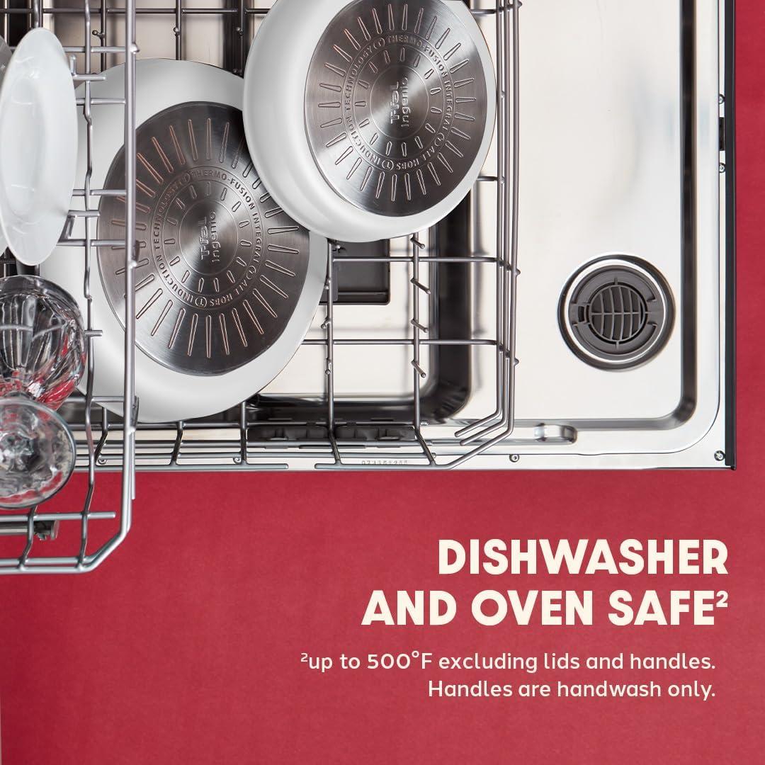 Juego de Utensilios de Cocina T-fal Ingenio 4 Piezas Acero Inoxidable