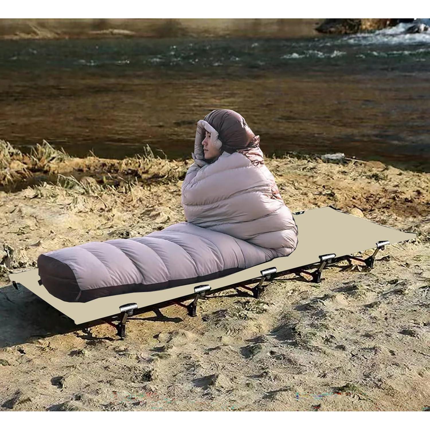 Cama de Camping Plegable SKDGPS 190x65 cm Aluminio 2.42 kg