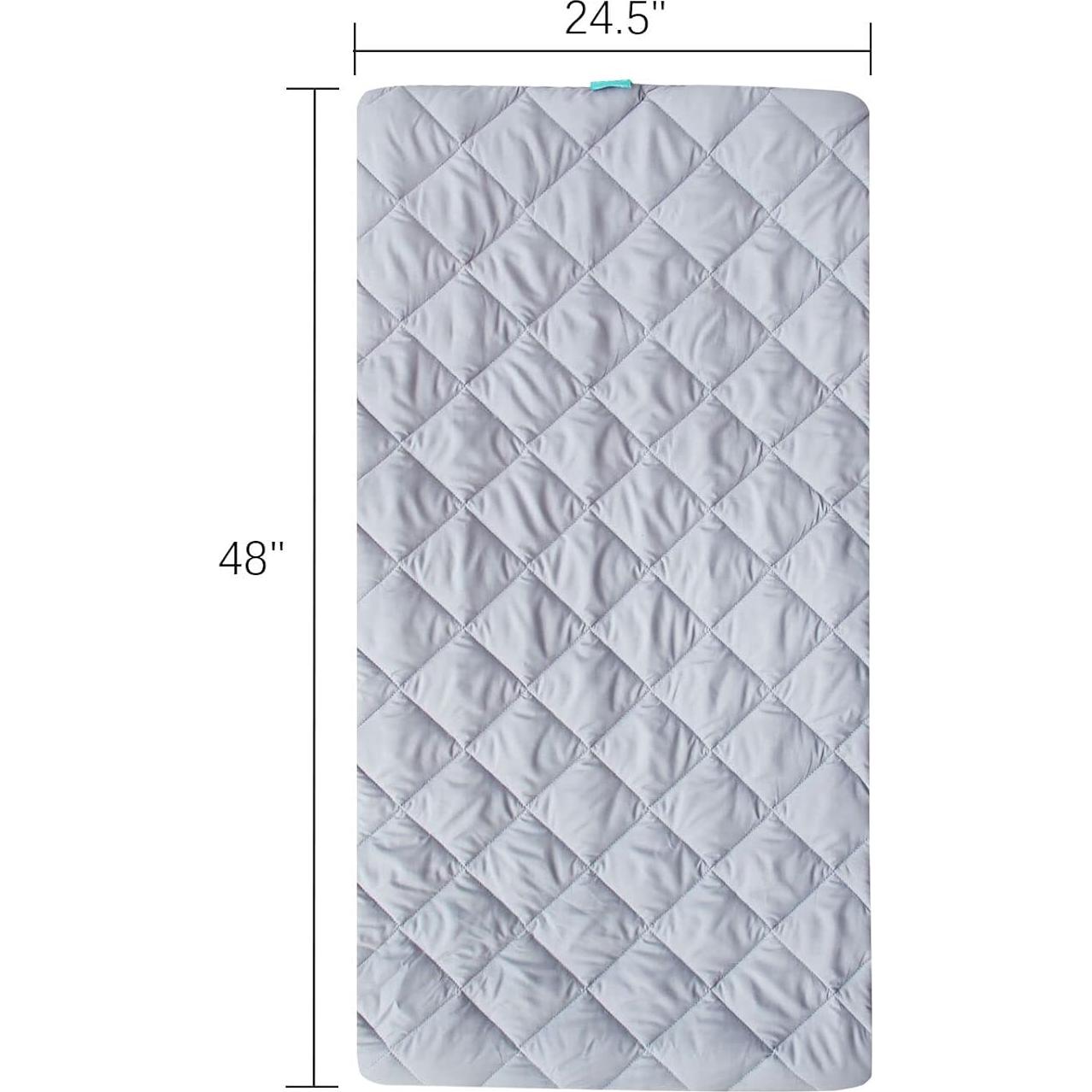 Sábana Acolchada Biloban para Cuna de Viaje Joovy - Gris