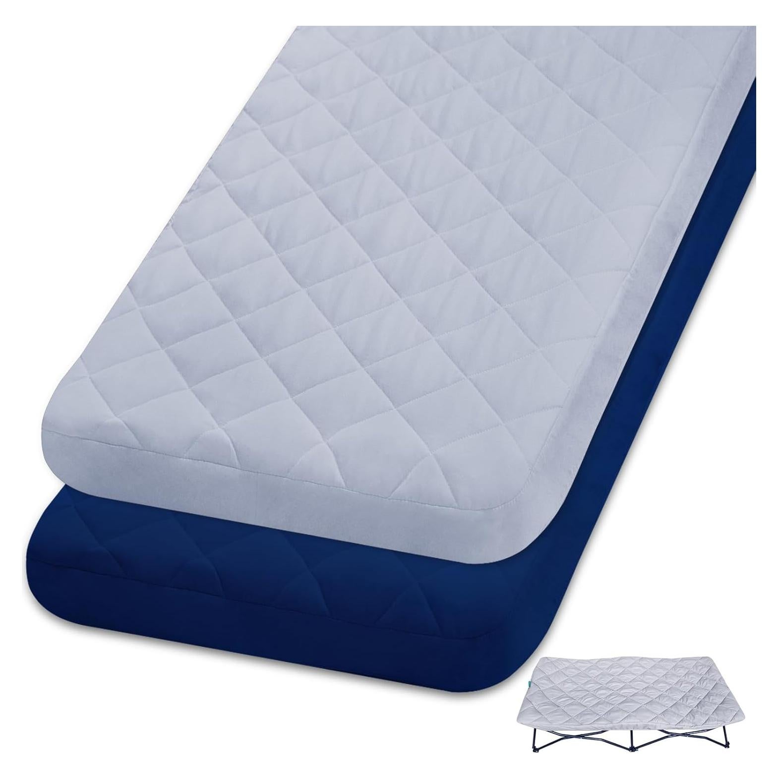 Sábanas de Cama de Viaje Biloban - Paquete de 2 Microfibra