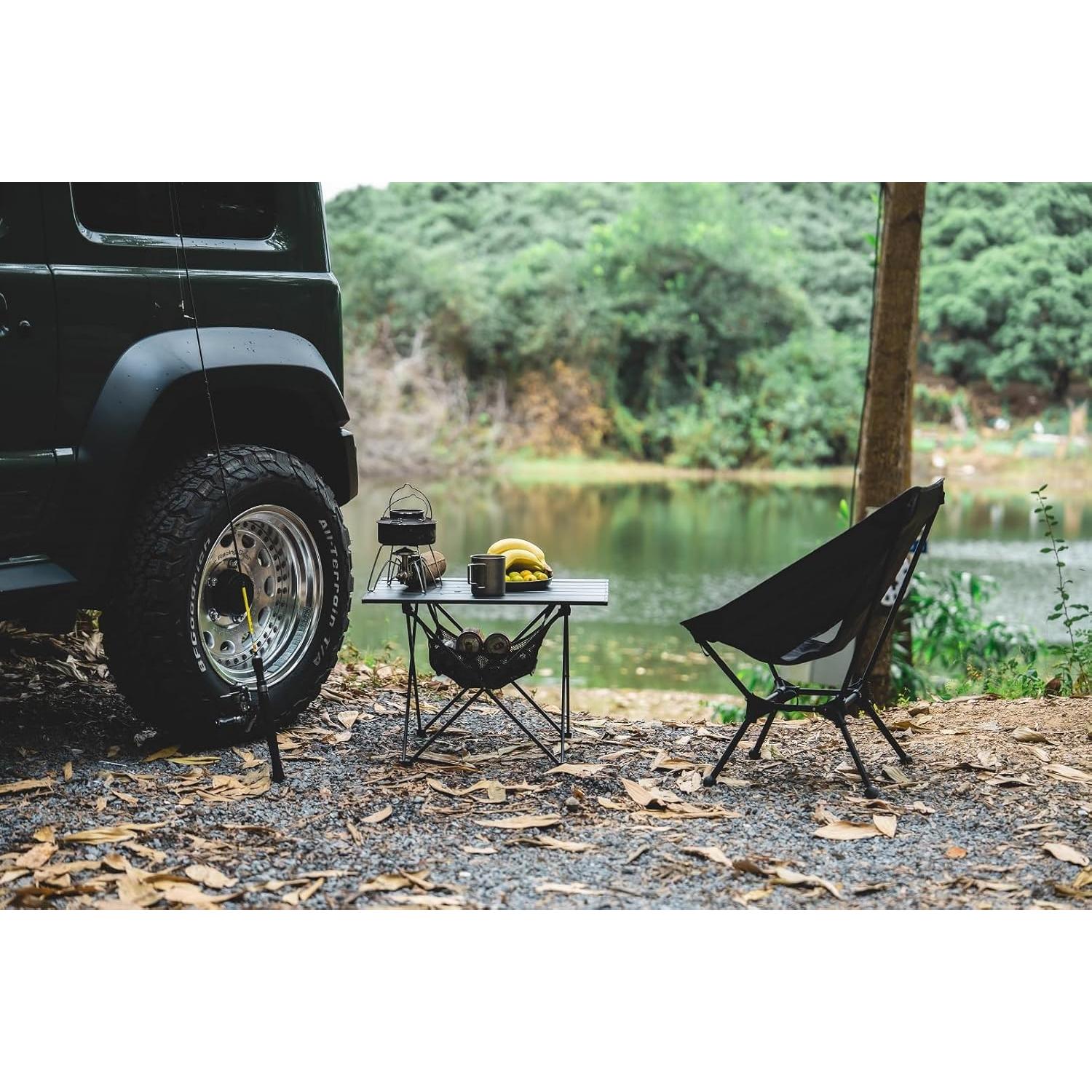 Mesa de Camping Plegable OneTigris SWIFLY 40.5x56cm Aluminio