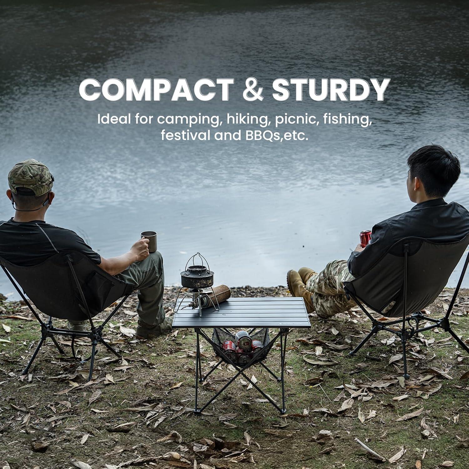 Mesa de Camping Plegable OneTigris SWIFLY 40.5x56cm Aluminio