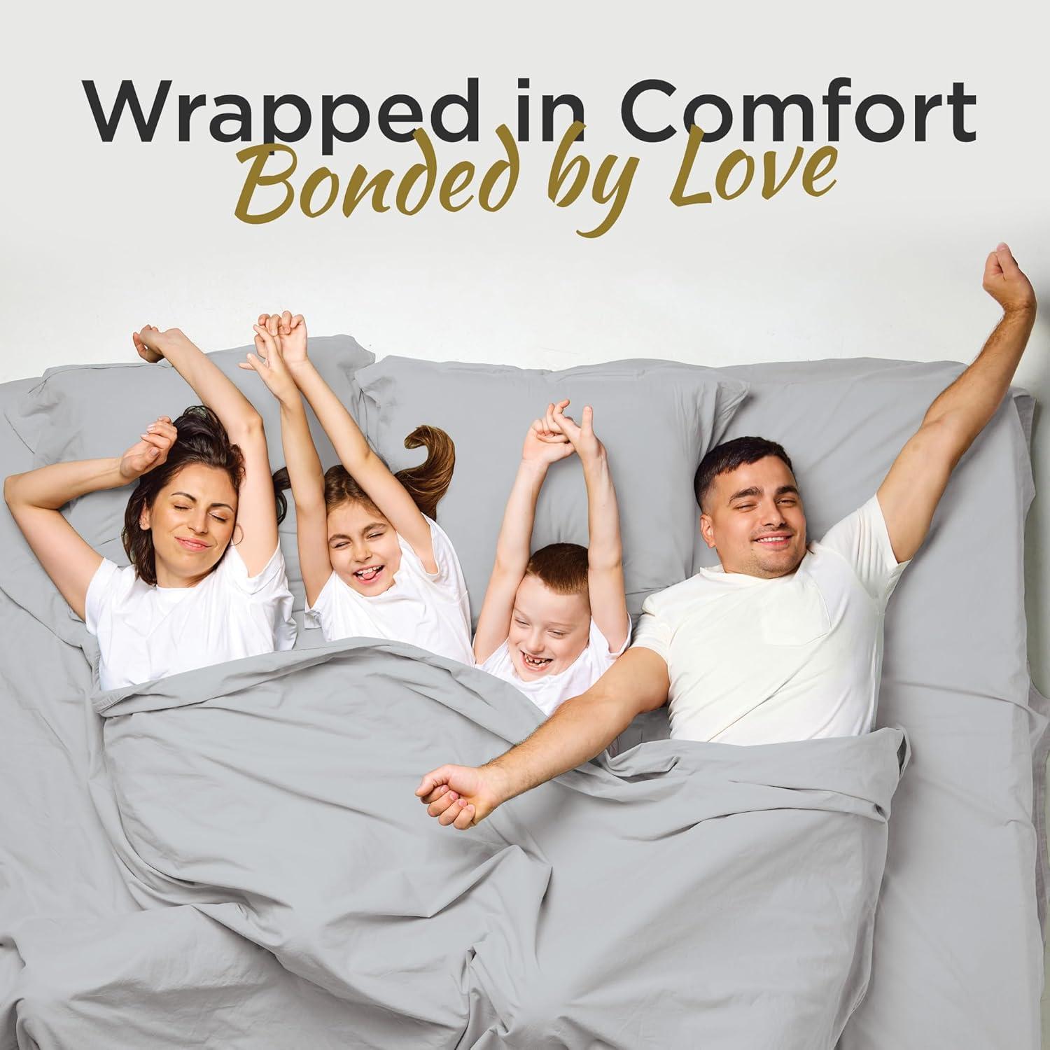 Juego de Sábanas Twin Microfibra 1800 Destiny Gris Claro