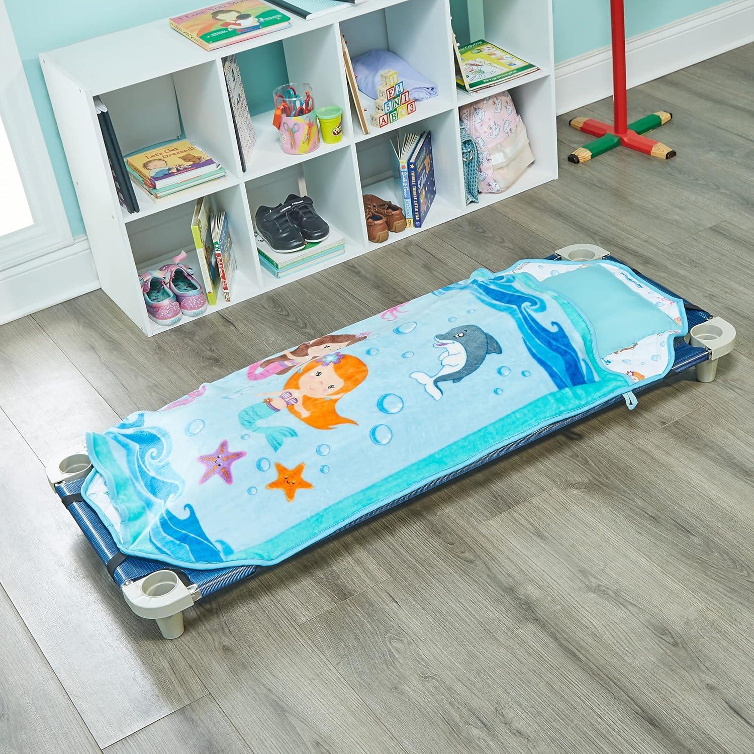 Mate de Siesta Everyday Kids Sirena 50x127 cm con Almohada