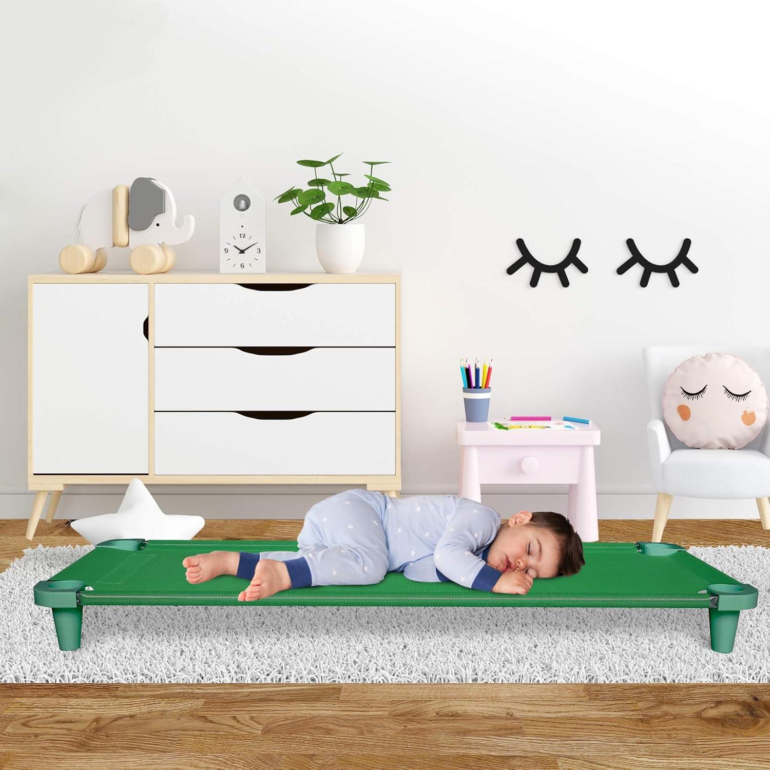 Cama de Siesta Acrimet para Niños, Portátil Apilable 132 cm