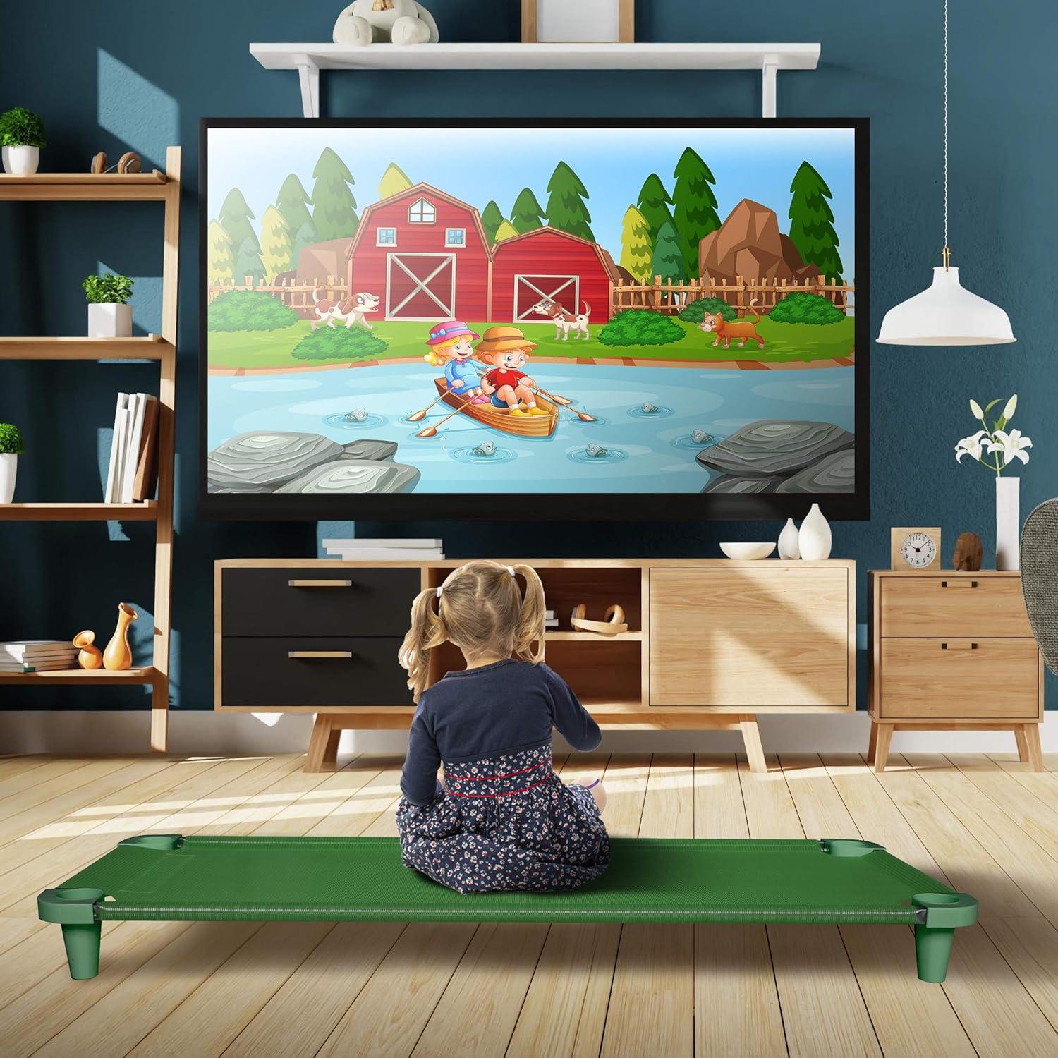 Cama de Siesta Acrimet para Niños, Portátil Apilable 132 cm