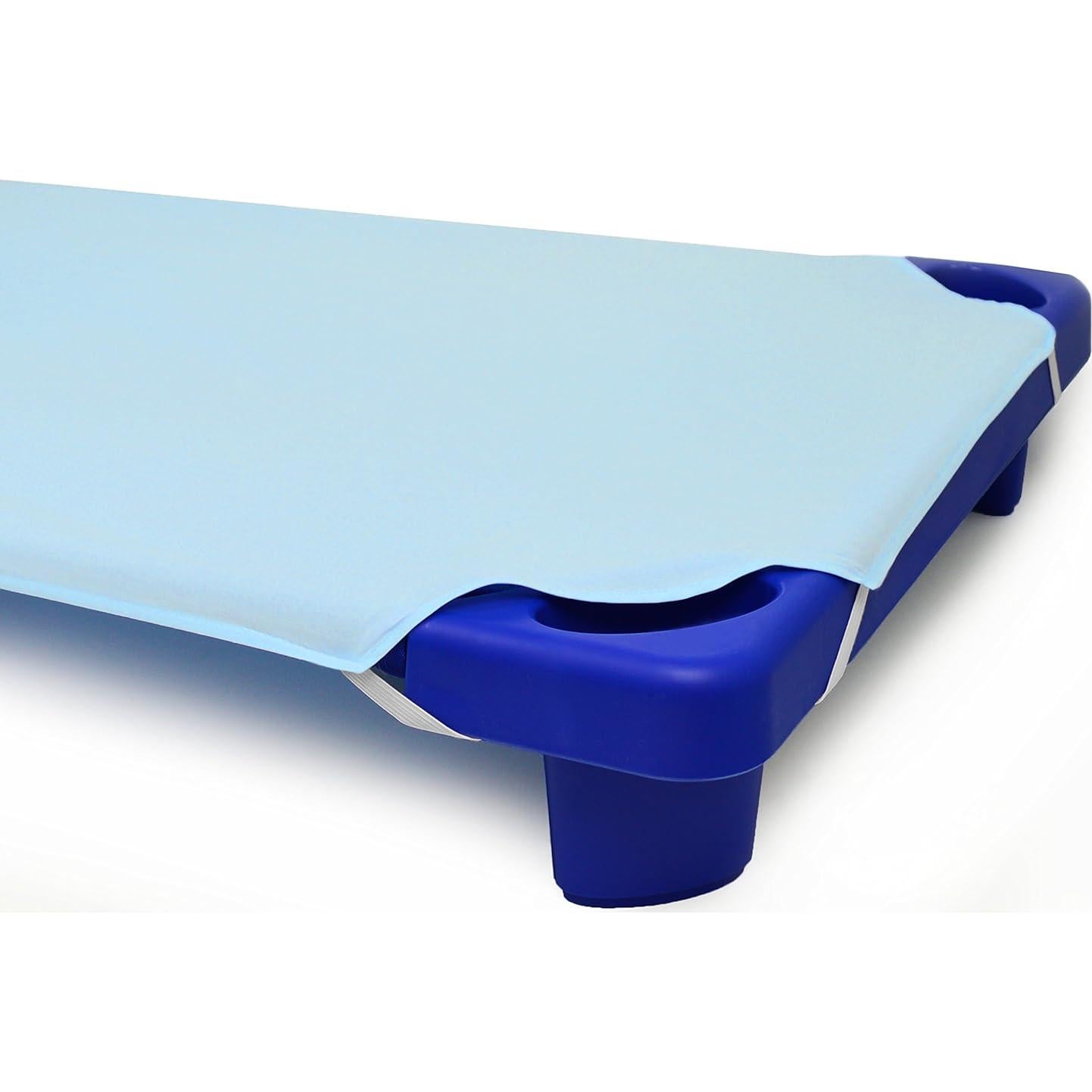 Sábana de Cuna Estándar American Baby Company Microfibra Azul 58x130 cm