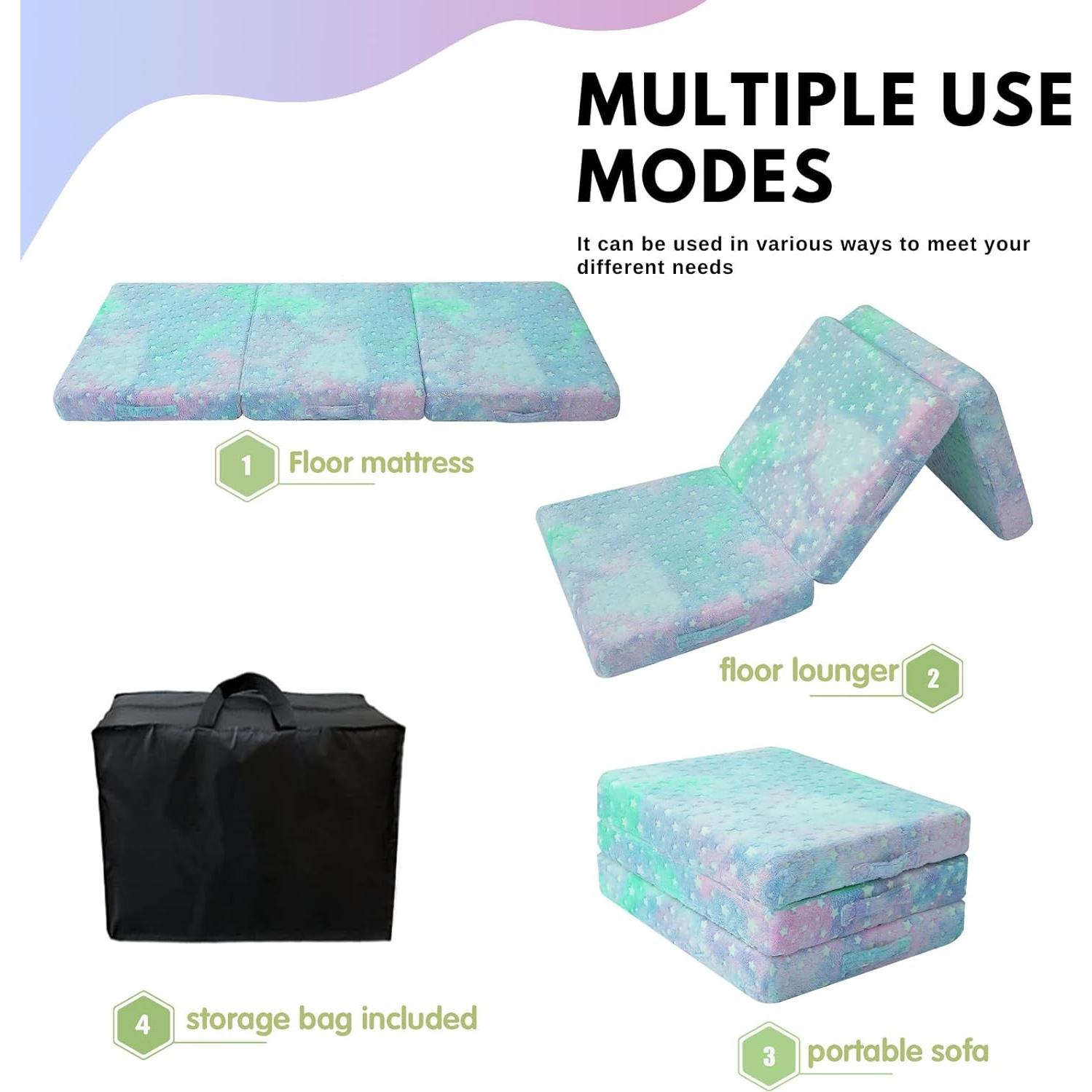 Colchón Plegable Trifold MeMoreCool 139.7x55.9 cm Estrella