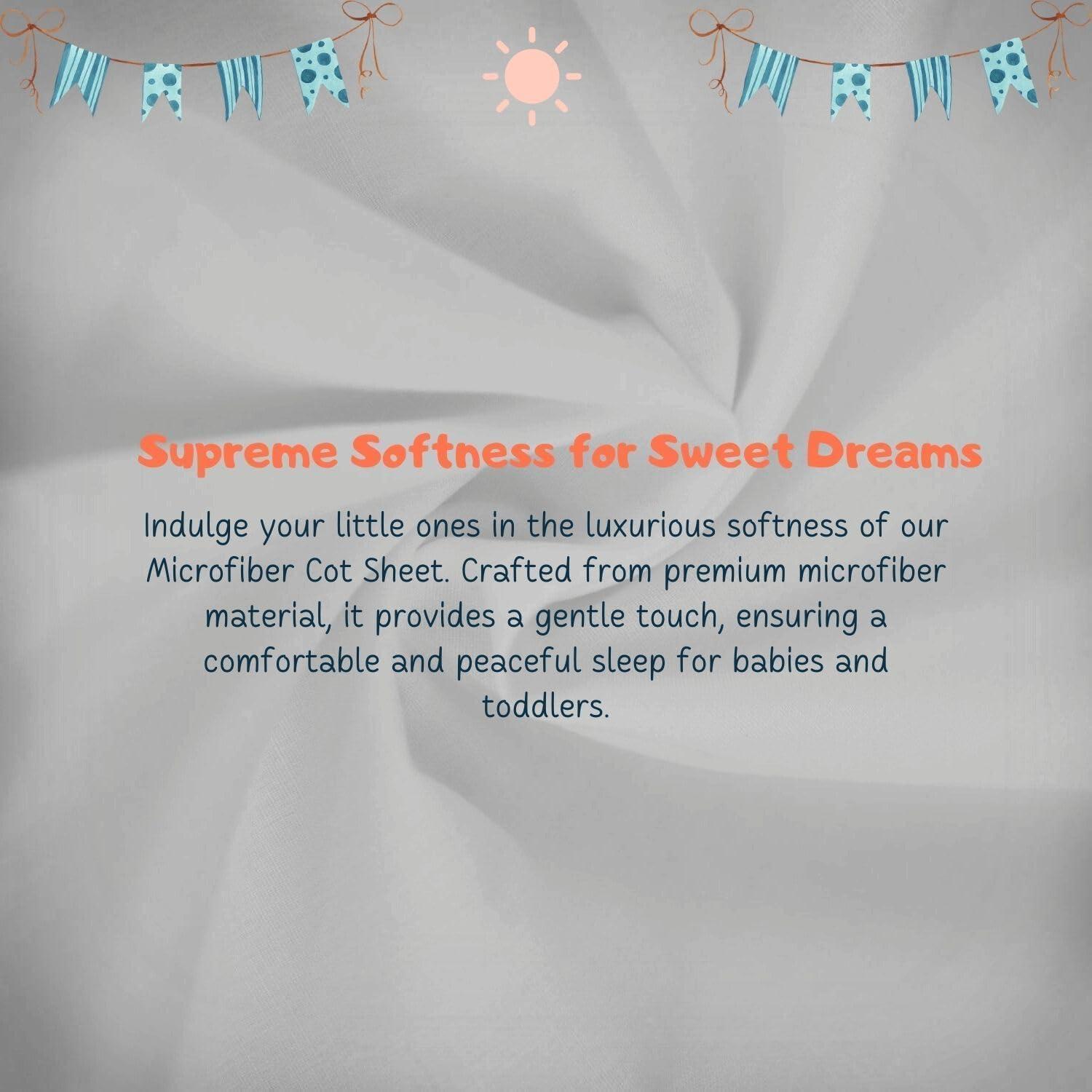 Sábanas para Cunas Estándar Lukeville 6 Piezas Microfibra Gris