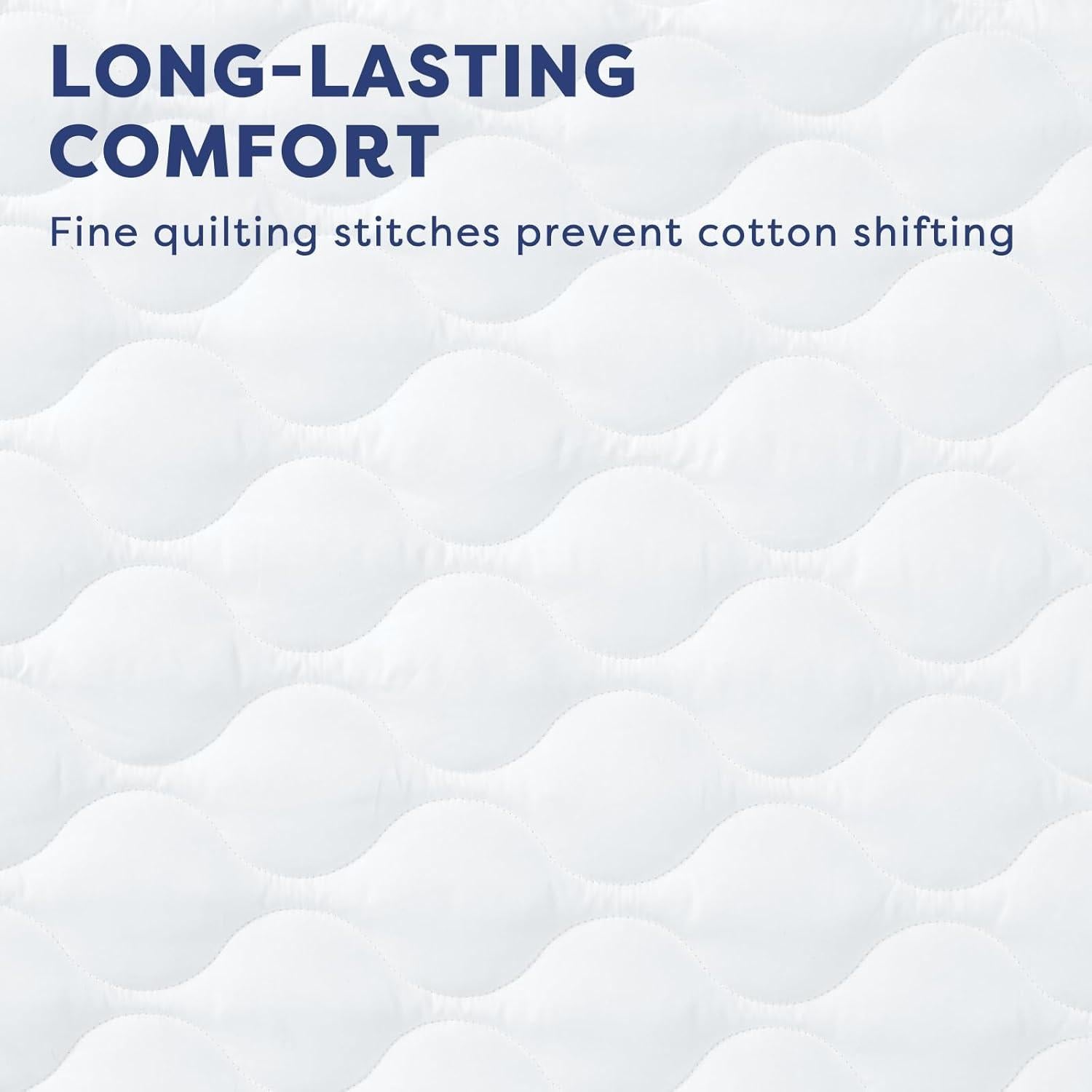 Colchoneta Acolchada Comfyanno para Guarderías 58x130 cm Blanca