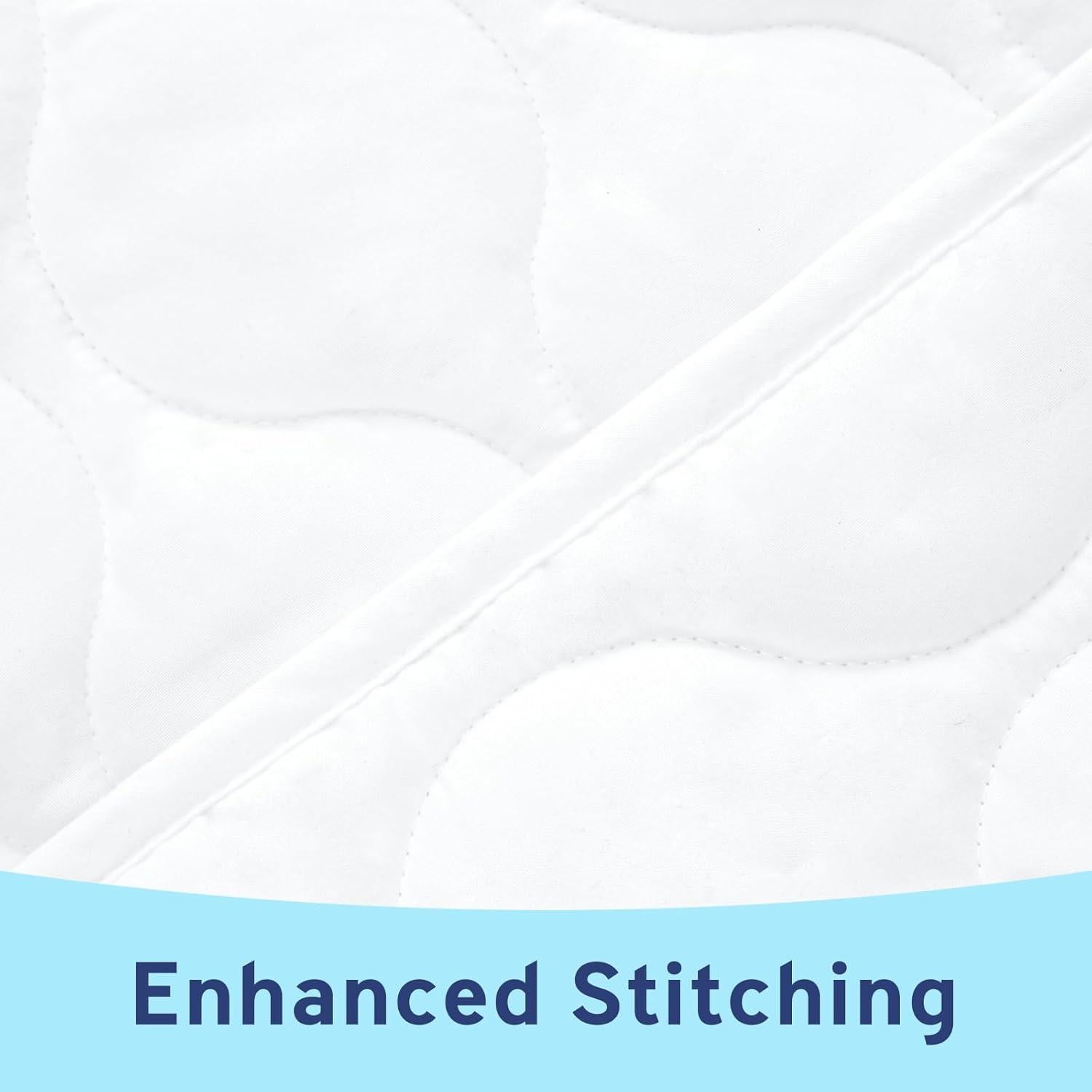 Colchoneta Acolchada Comfyanno para Guarderías 58x130 cm Blanca