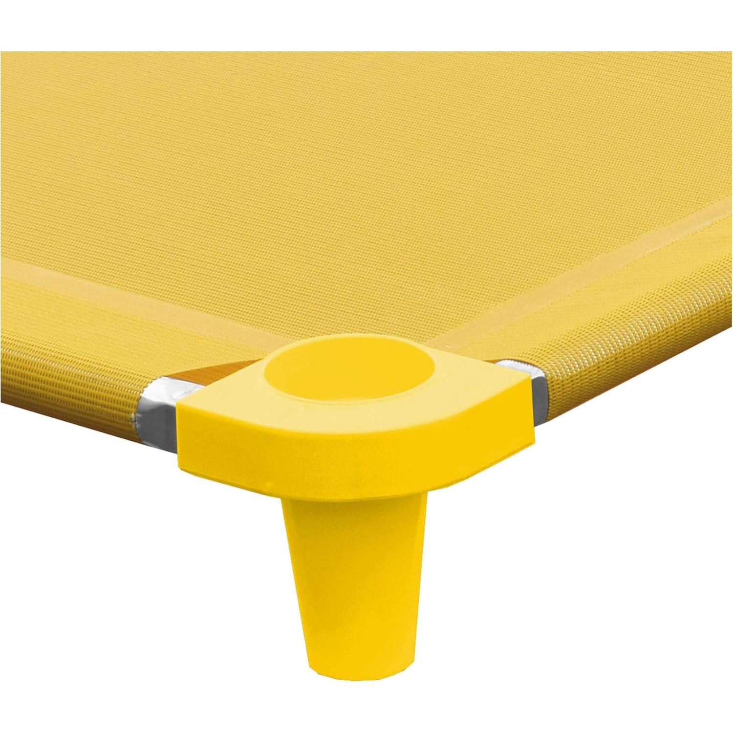 Cama de Siesta Acrimet para Niños 132 cm Apilable Amarilla