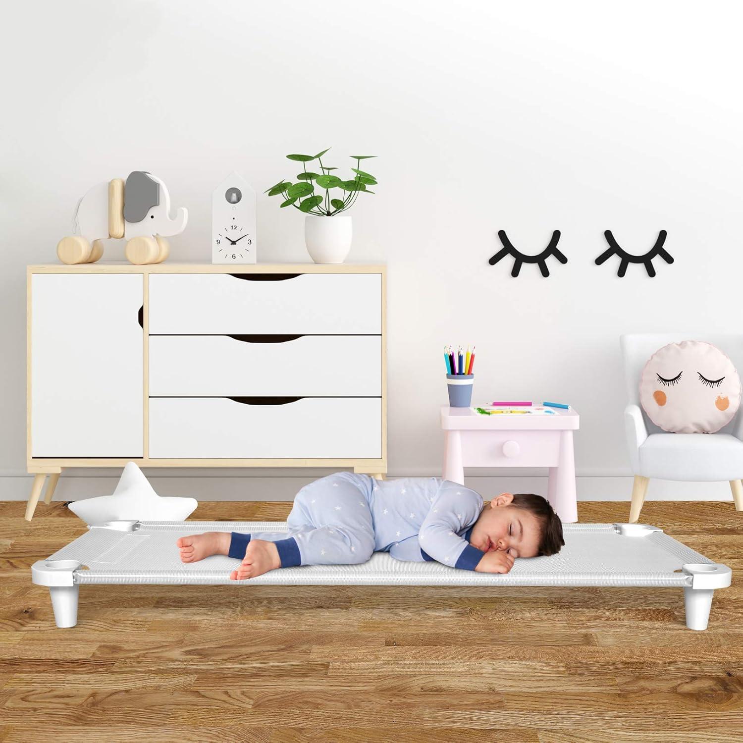 Cama de Siesta Acrimet para Niños 132 cm Apilable Tela Transpirable