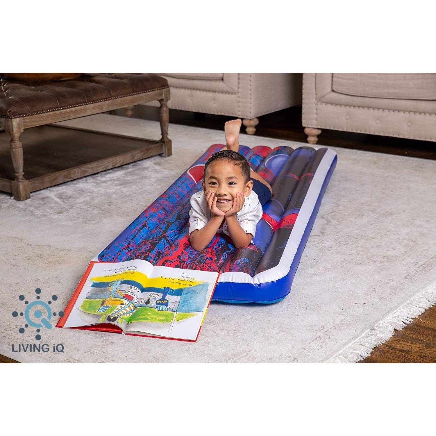 Cama de Aire Inflable Twin Living iQ Jr Spider-Man 56.7 kg
