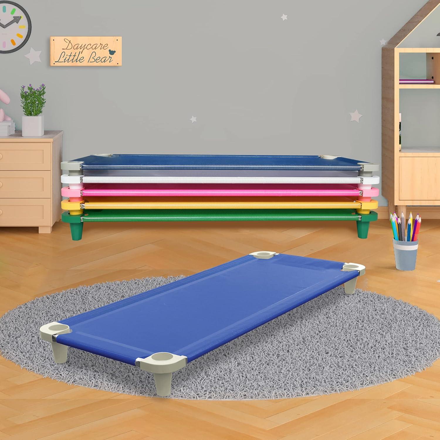 Cama de Siesta Acrimet para Niños Apilable 132 cm Azul