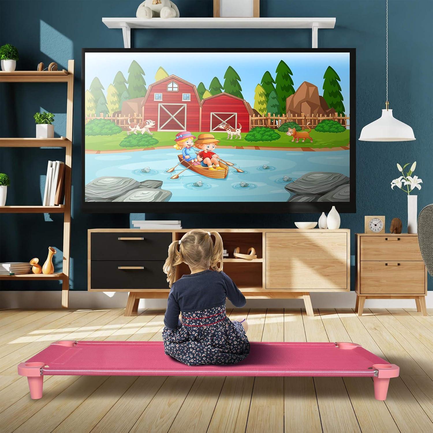 Cama de Siesta Acrimet para Niños, Portátil y Apilable 132 cm