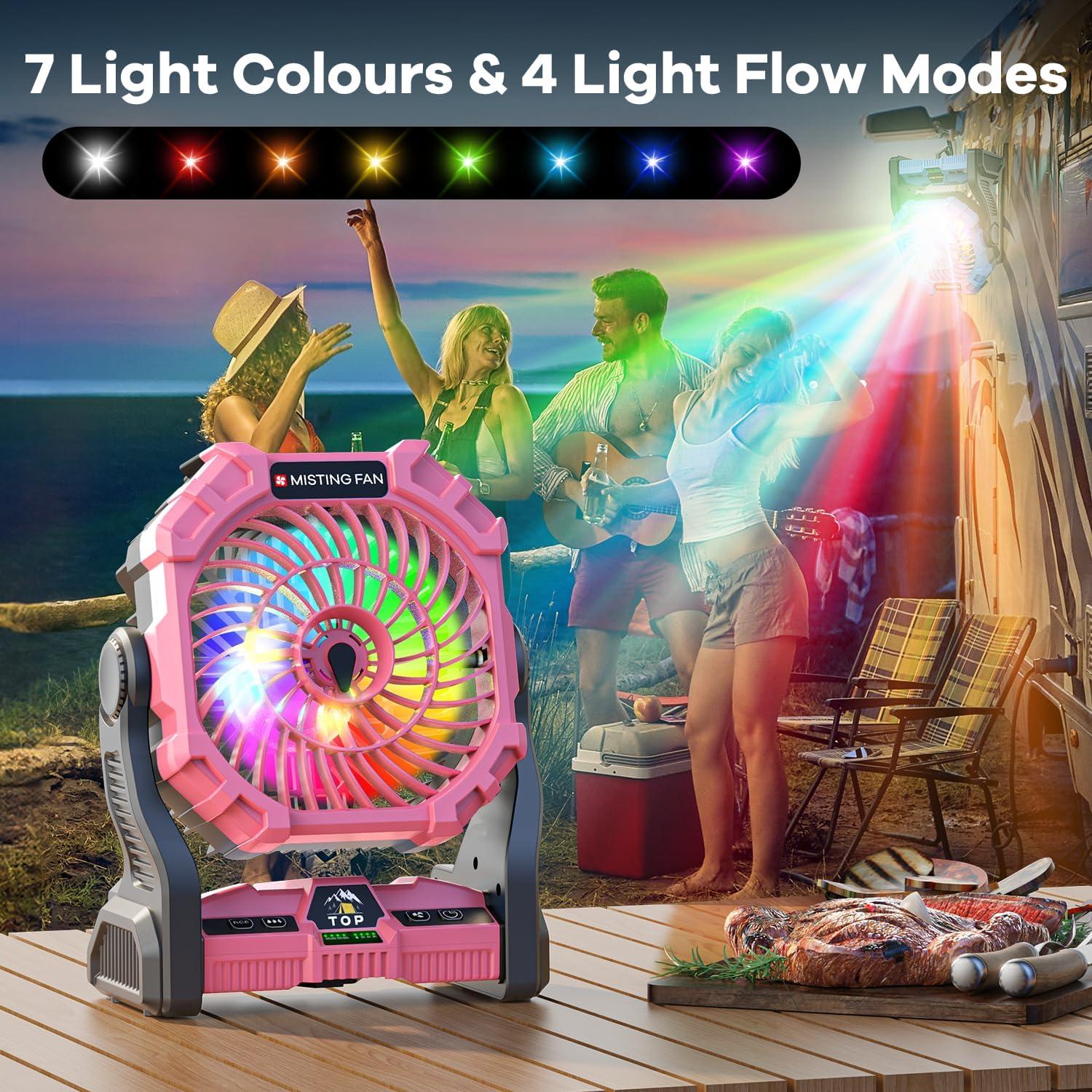 Ventilador de Nebulización DOWILLDO X29 30000mAh Rosa