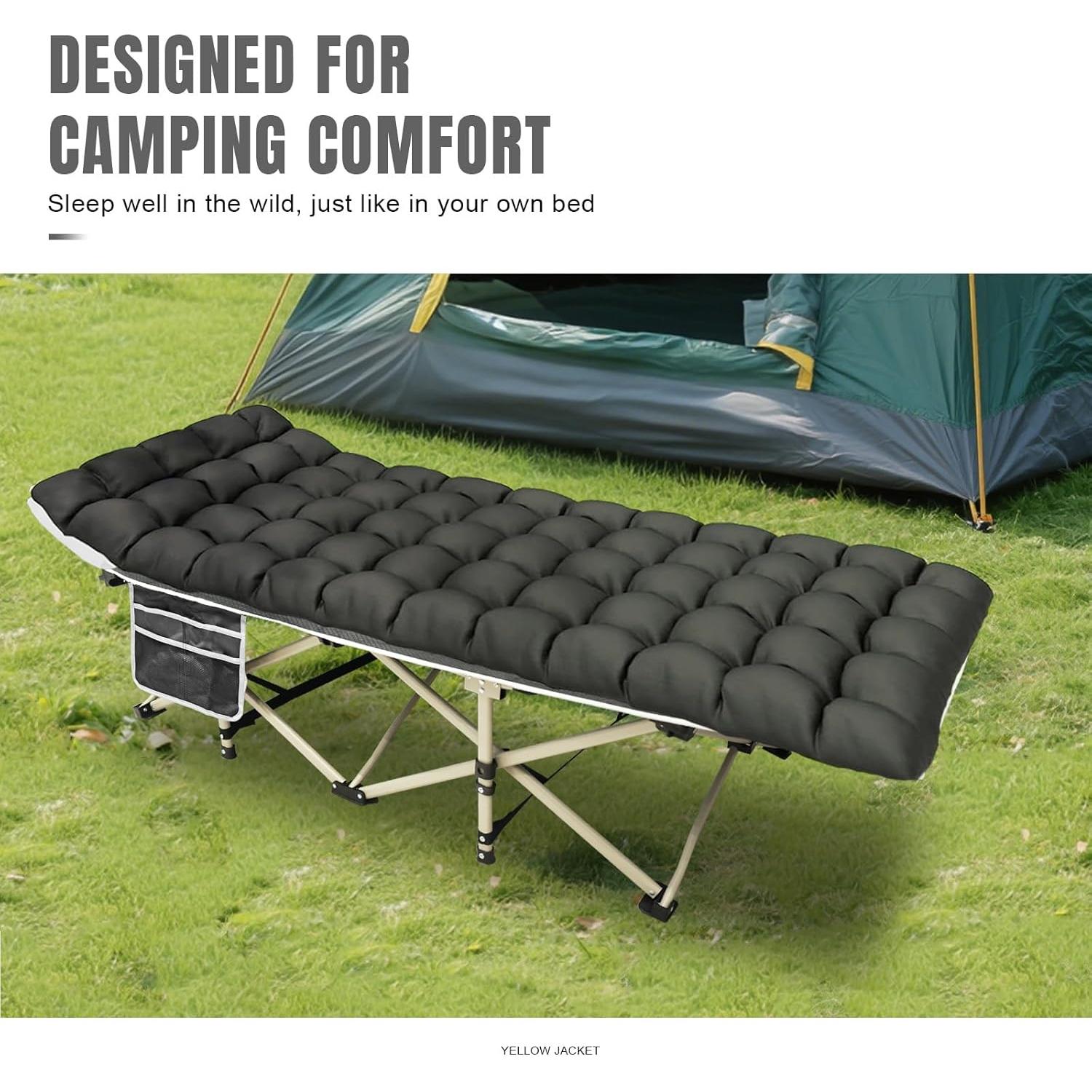 Cama de Camping Plegable YELLOW JACKET con Colchón 272kg