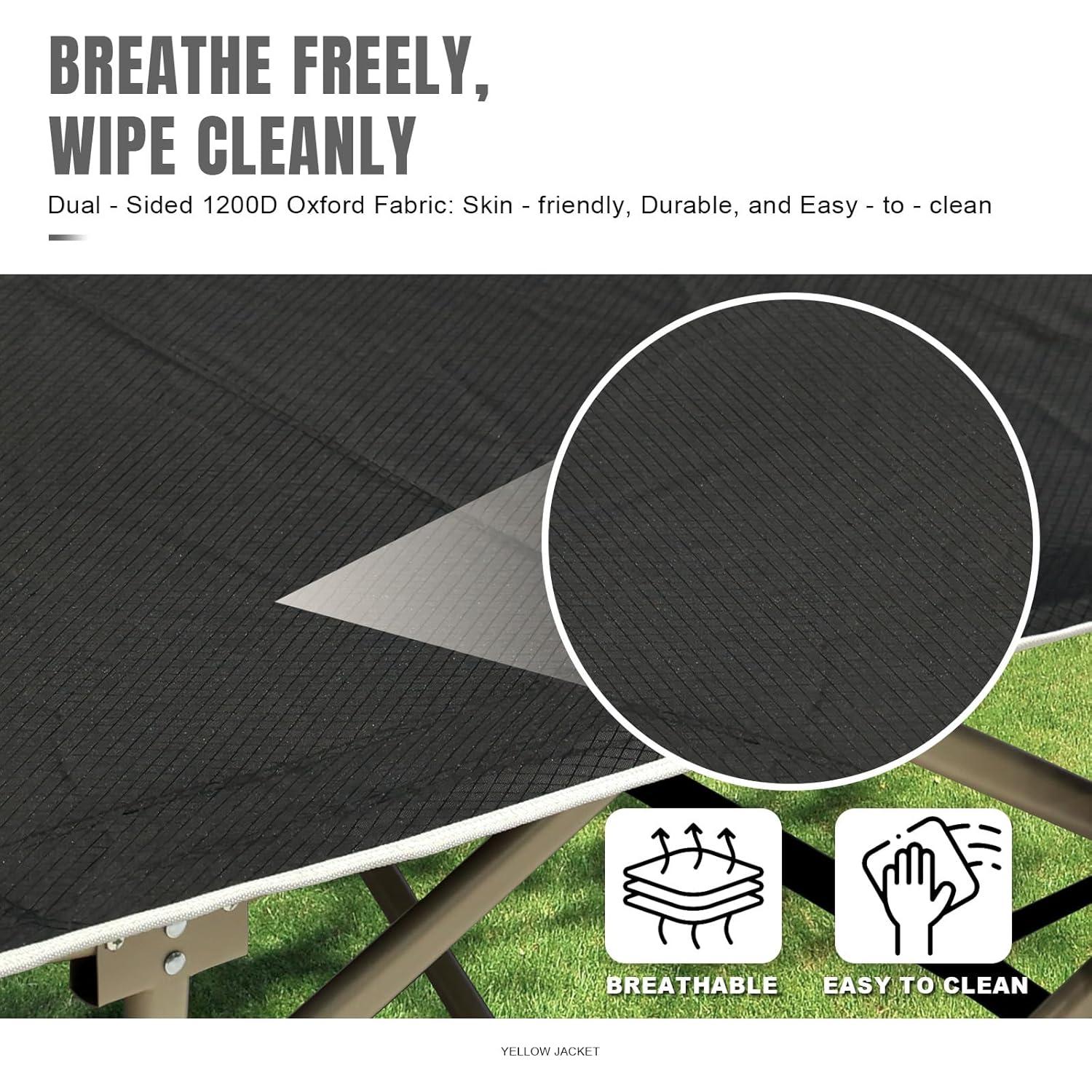 Cama de Camping Plegable YELLOW JACKET con Colchón 272kg