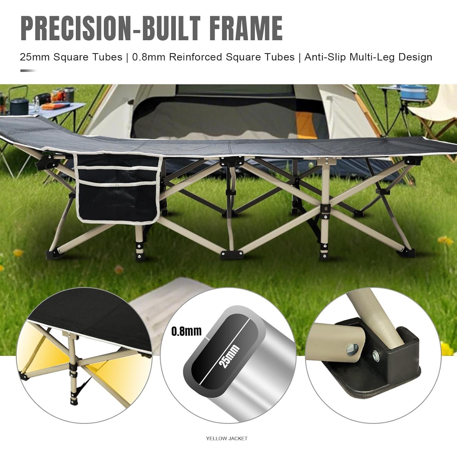 Cama de Camping Plegable YELLOW JACKET con Colchón 272kg