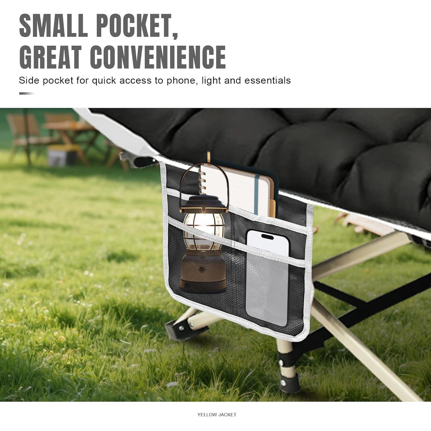 Cama de Camping Plegable YELLOW JACKET con Colchón 272kg