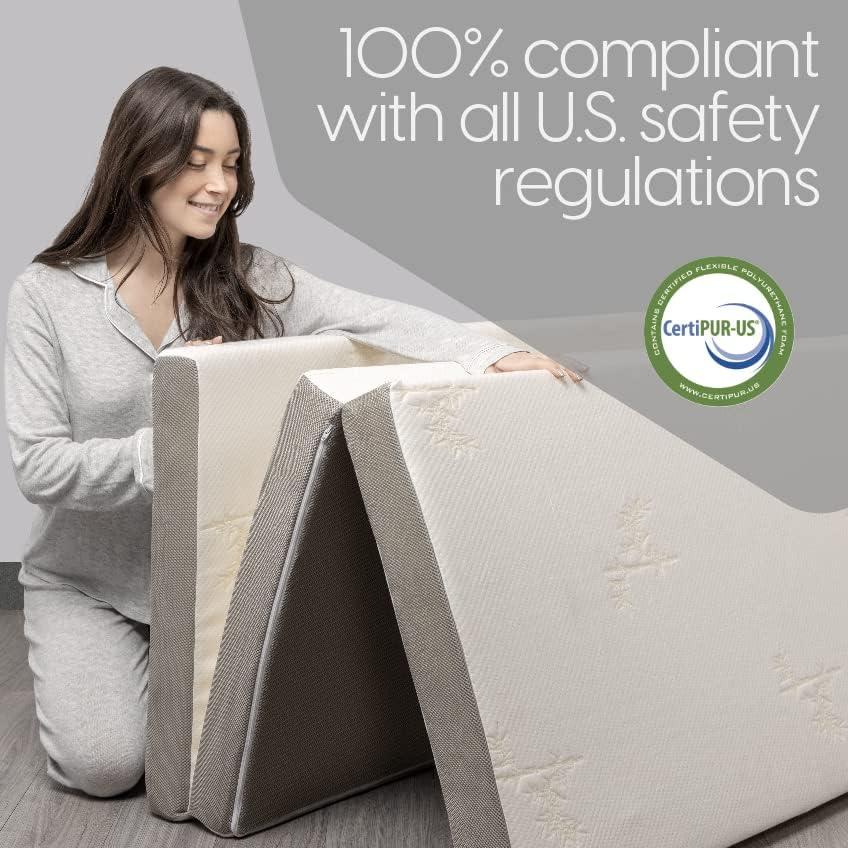 Colchón Plegable Milliard Individual 4" Espuma Firme