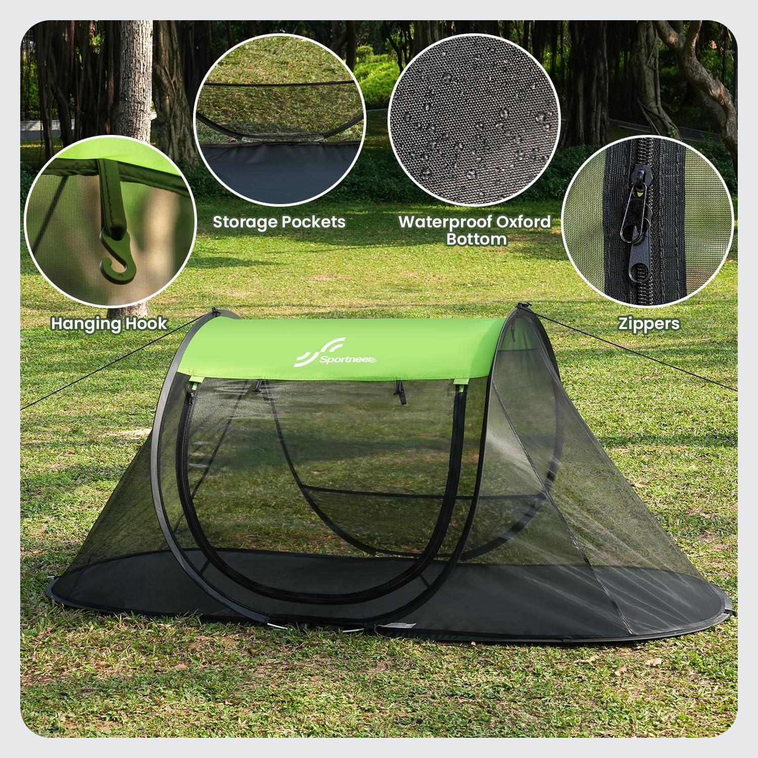 Tienda de Mosquito Sportneer Plegable 220x85 cm para Camping