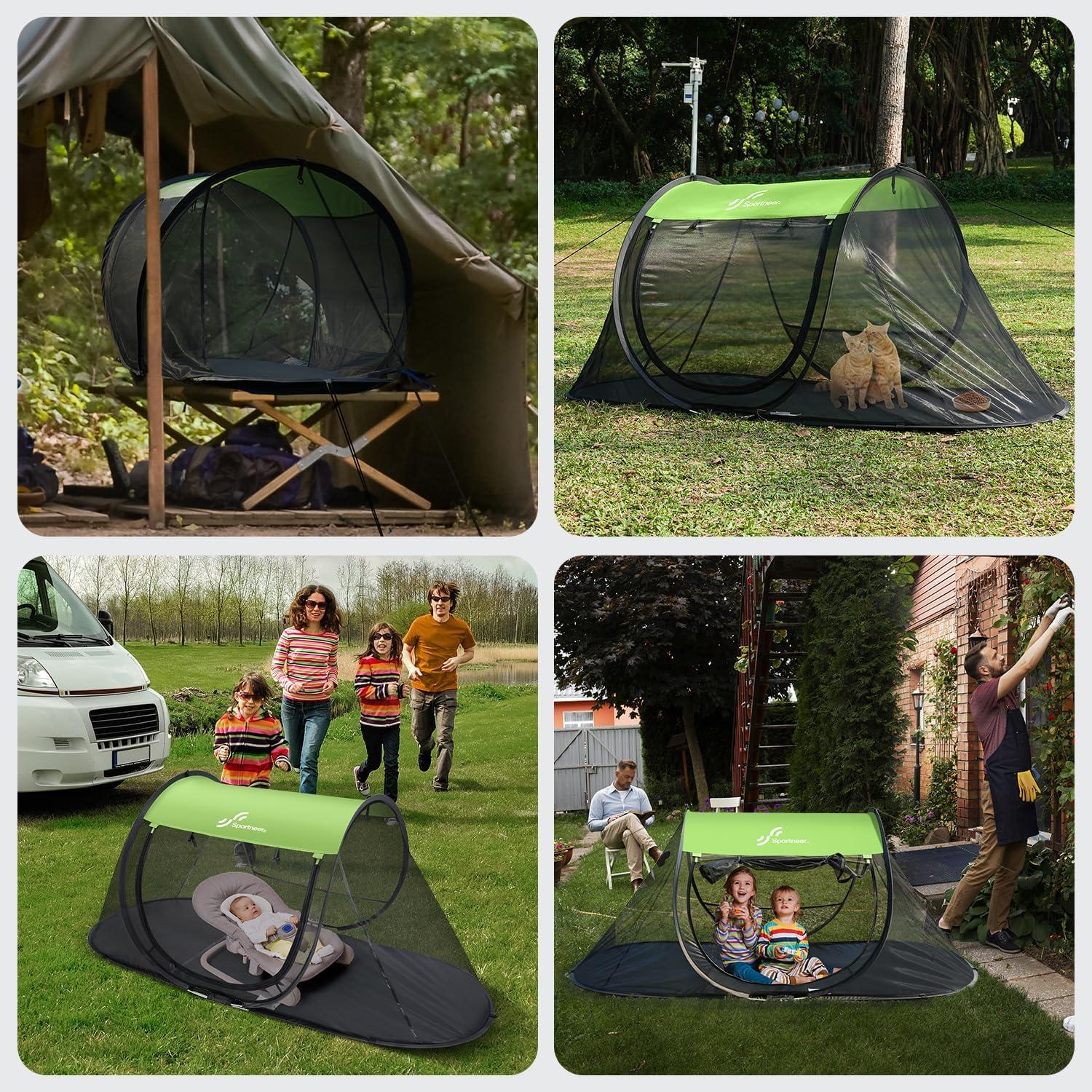 Tienda de Mosquito Sportneer Plegable 220x85 cm para Camping