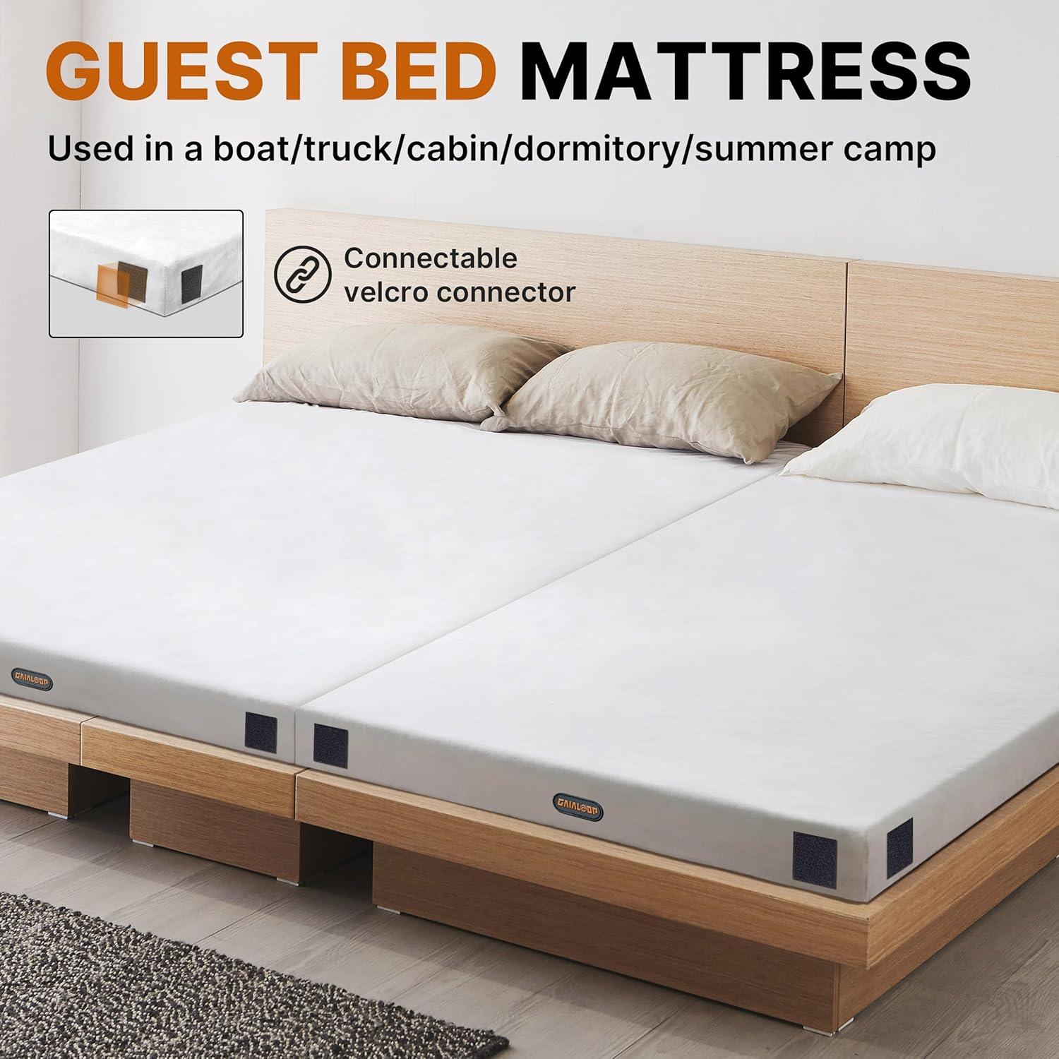 Colchón Futon Gaialoop Cuna 182.88x60.96cm Espuma Viscoelástica