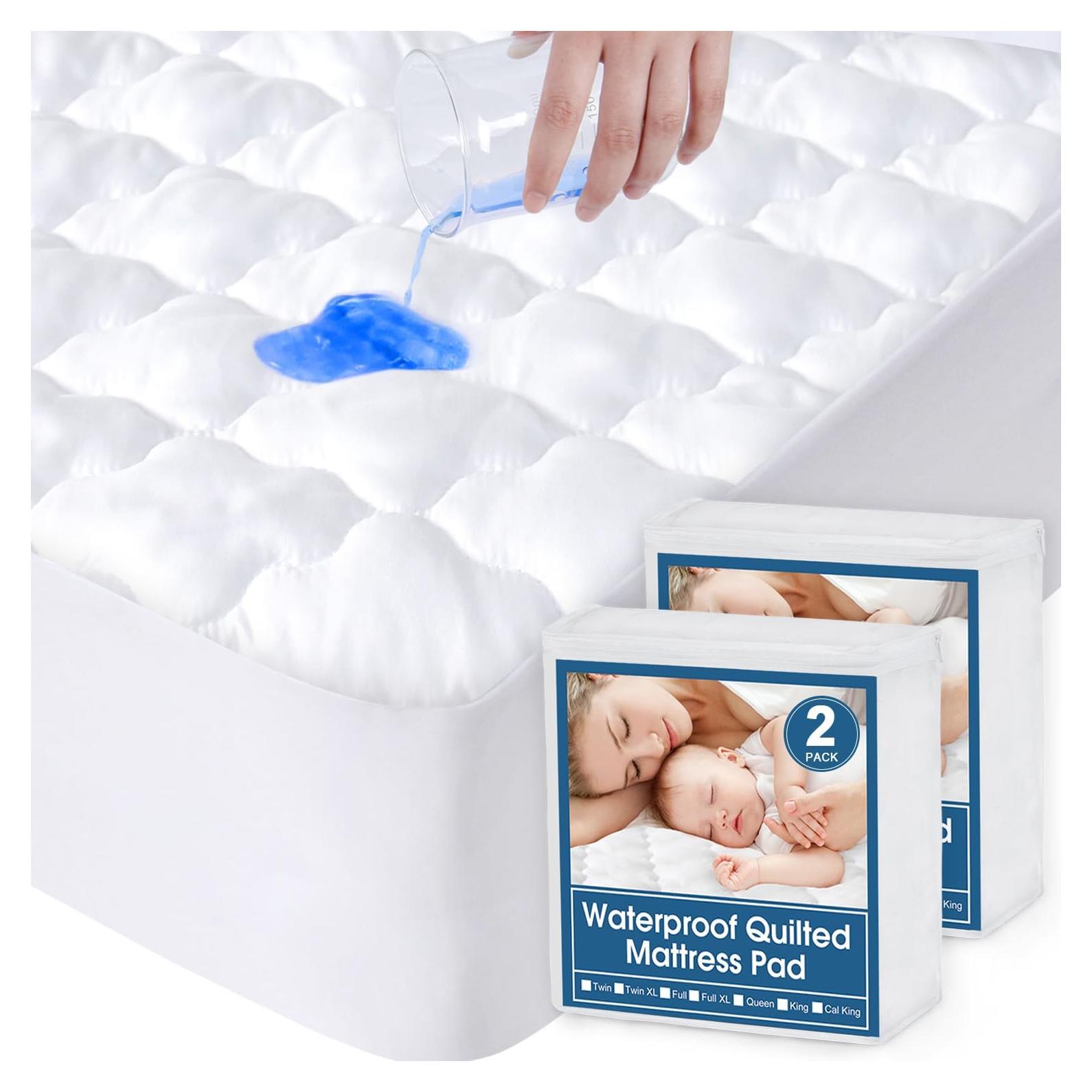 Protector de Colchón Impermeable SPRINGSPIRIT 2 Pack Cuna 76x190 cm